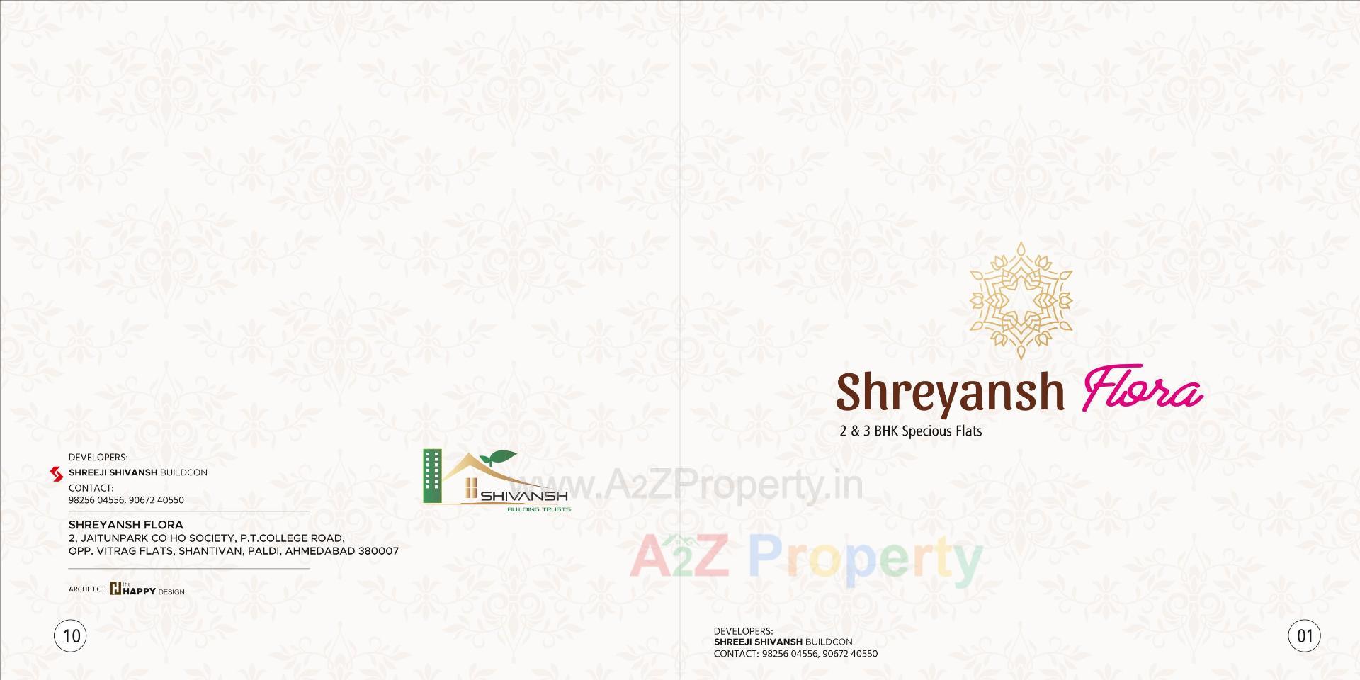  of real estate project Shreyansh Flora located at Paldi, Ahmedabad, Gujarat