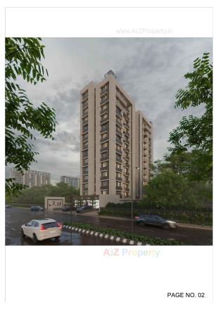 Elevation of real estate project Shri Hari Sky located at Bhadaj, Ahmedabad, Gujarat