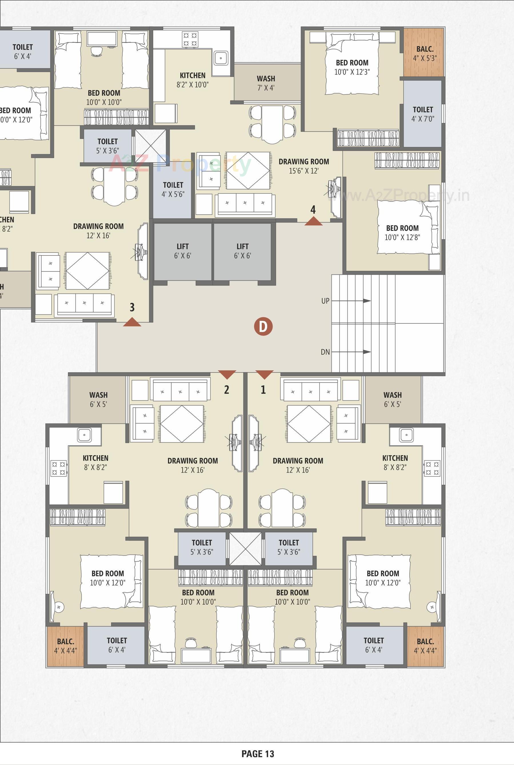 Layout of real estate project Shri Keshav located at Vastral, Ahmedabad, Gujarat