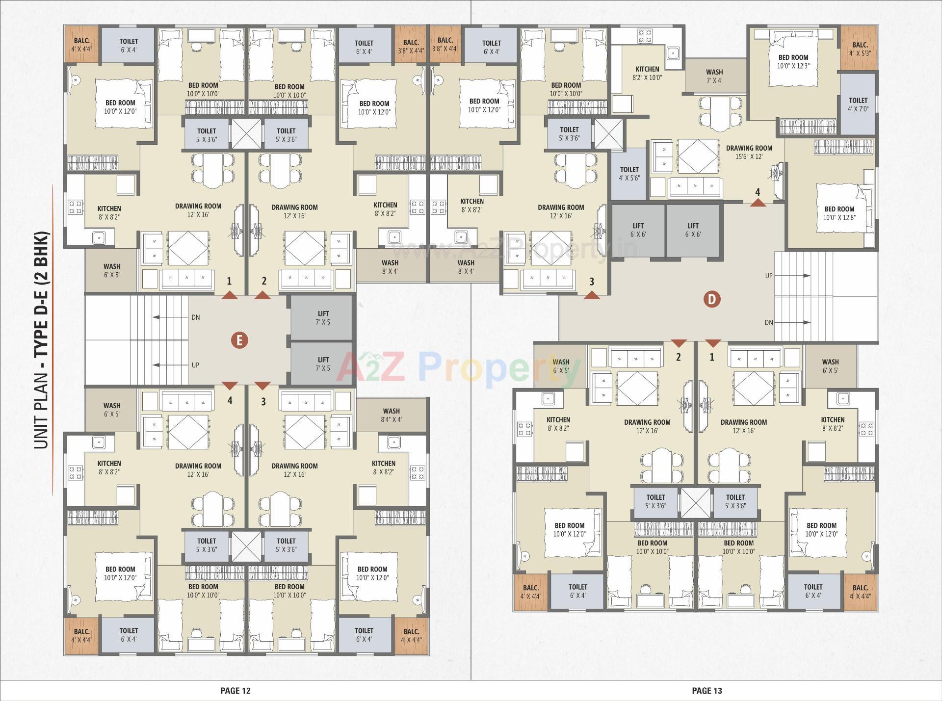 Layout of real estate project Shri Keshav located at Vastral, Ahmedabad, Gujarat