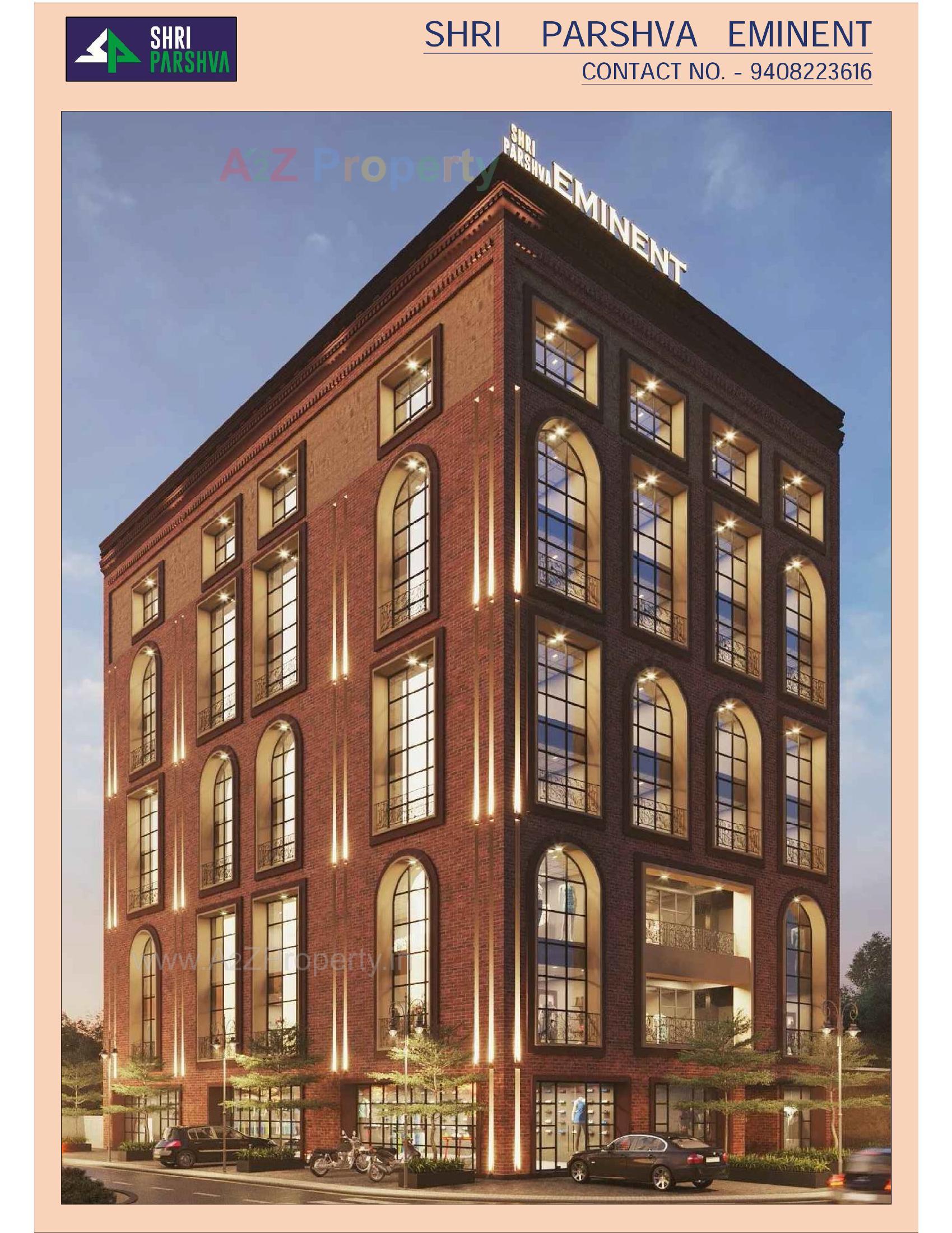 3D Elevation of real estate project Shri Parshva Eminent located at Chhadavad, Ahmedabad, Gujarat