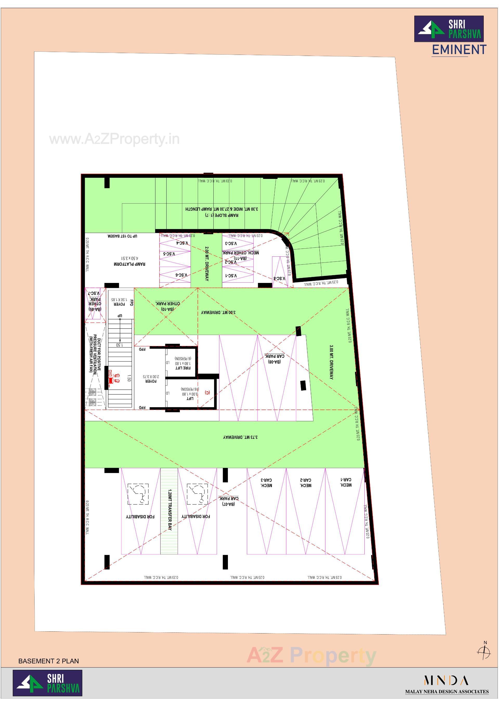 Layout of real estate project Shri Parshva Eminent located at Chhadavad, Ahmedabad, Gujarat