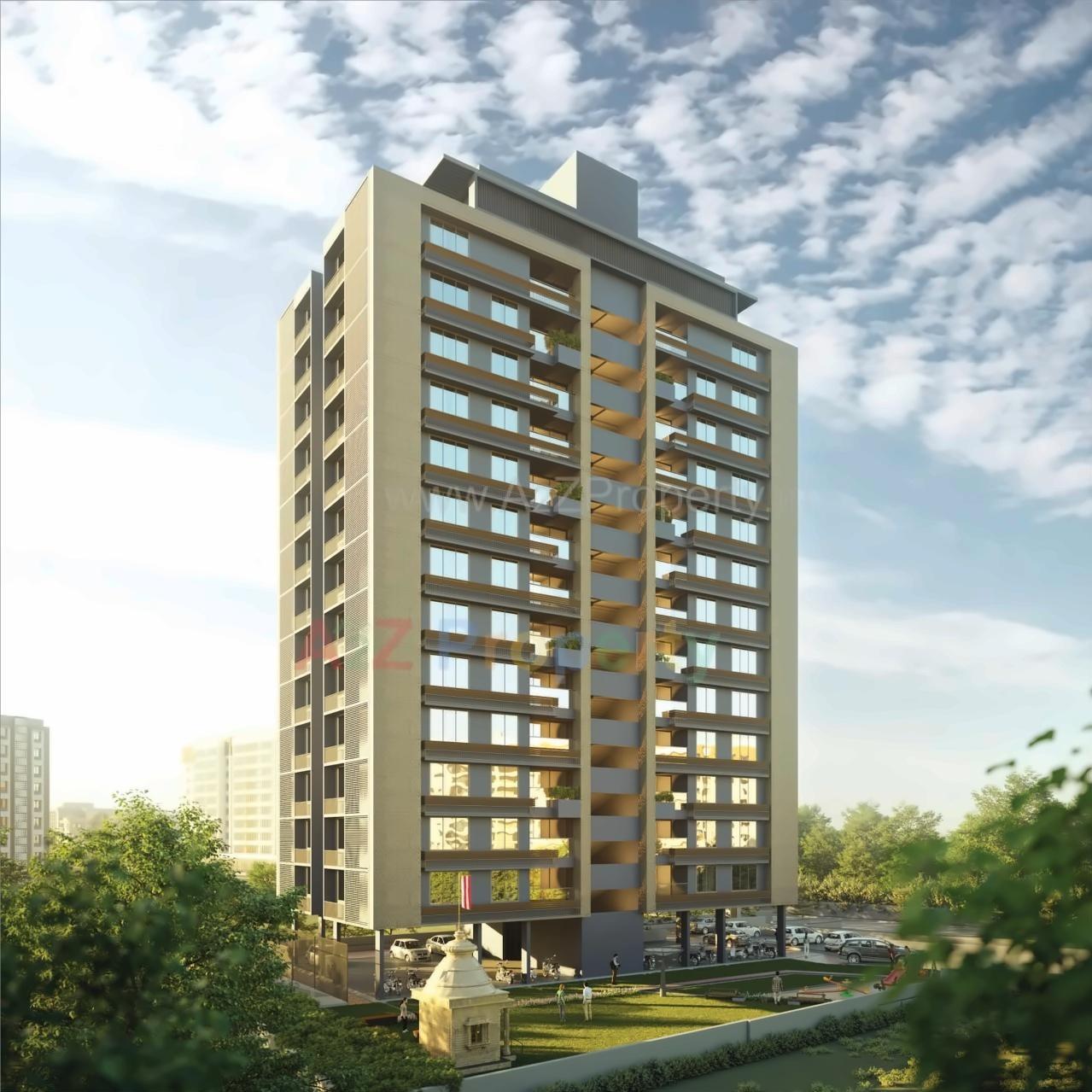 3D Elevation of real estate project Shri Parshva Orion located at Paldi, Ahmedabad, Gujarat
