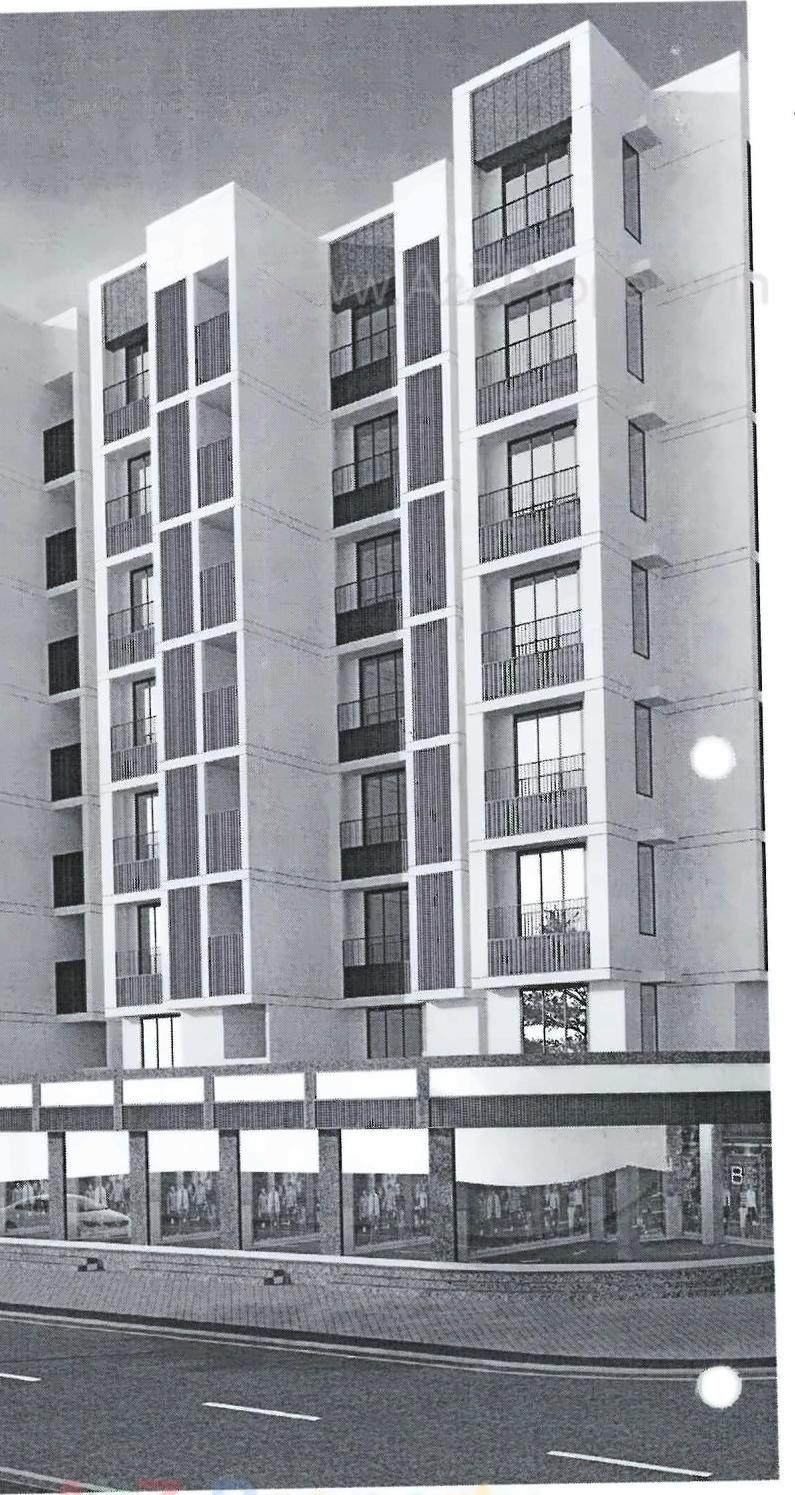 3D Elevation of real estate project Shrikunj Sky located at Ahmedabad, Ahmedabad, Gujarat