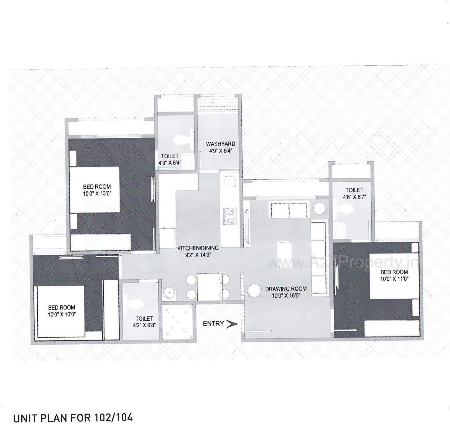 Layout of real estate project Shrikunj Sky located at Ahmedabad, Ahmedabad, Gujarat