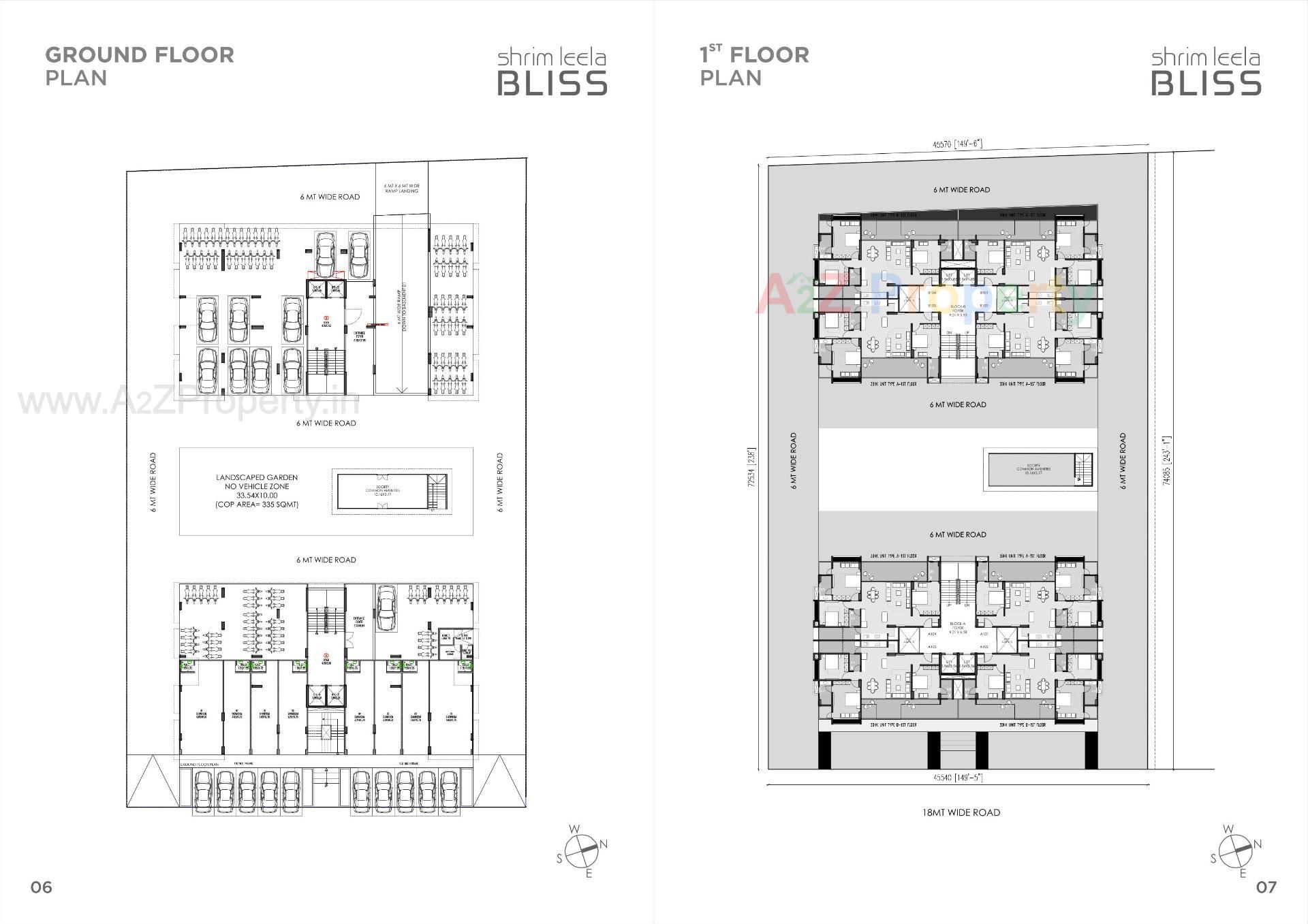 Layout of real estate project Shrim Leela Bliss located at Sola, Ahmedabad, Gujarat