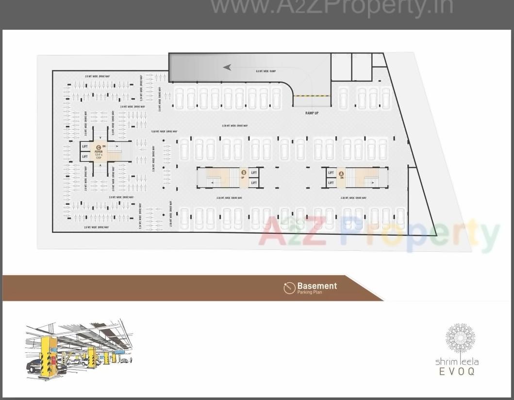 Layout of real estate project Shrimleela Evoq located at Ahmedabad, Ahmedabad, Gujarat