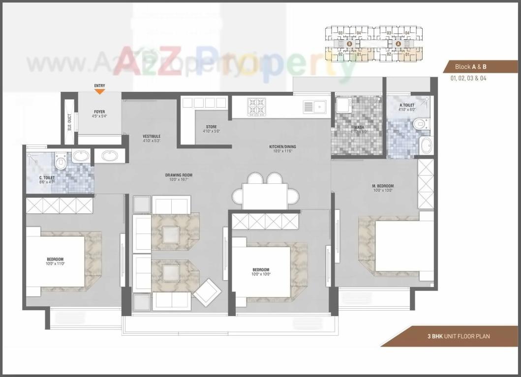 Layout of real estate project Shrimleela Evoq located at Ahmedabad, Ahmedabad, Gujarat