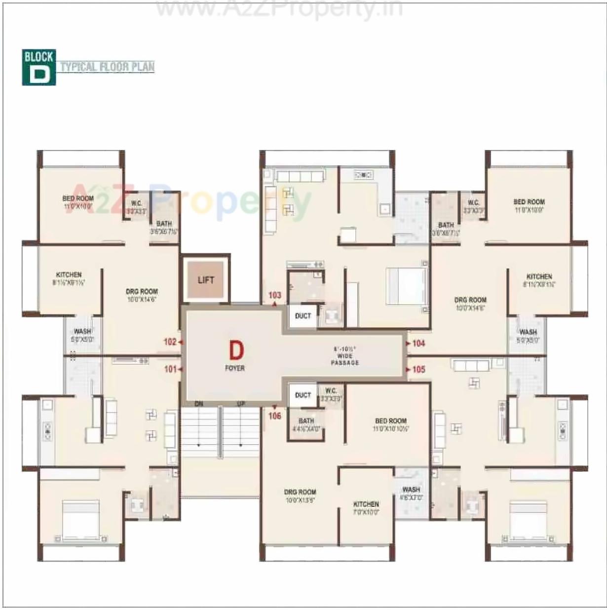 Layout of real estate project Shrinand City located at Ramol, Ahmedabad, Gujarat