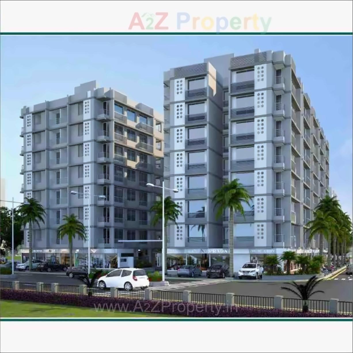 3D Elevation of real estate project Shrinand City located at Ramol, Ahmedabad, Gujarat