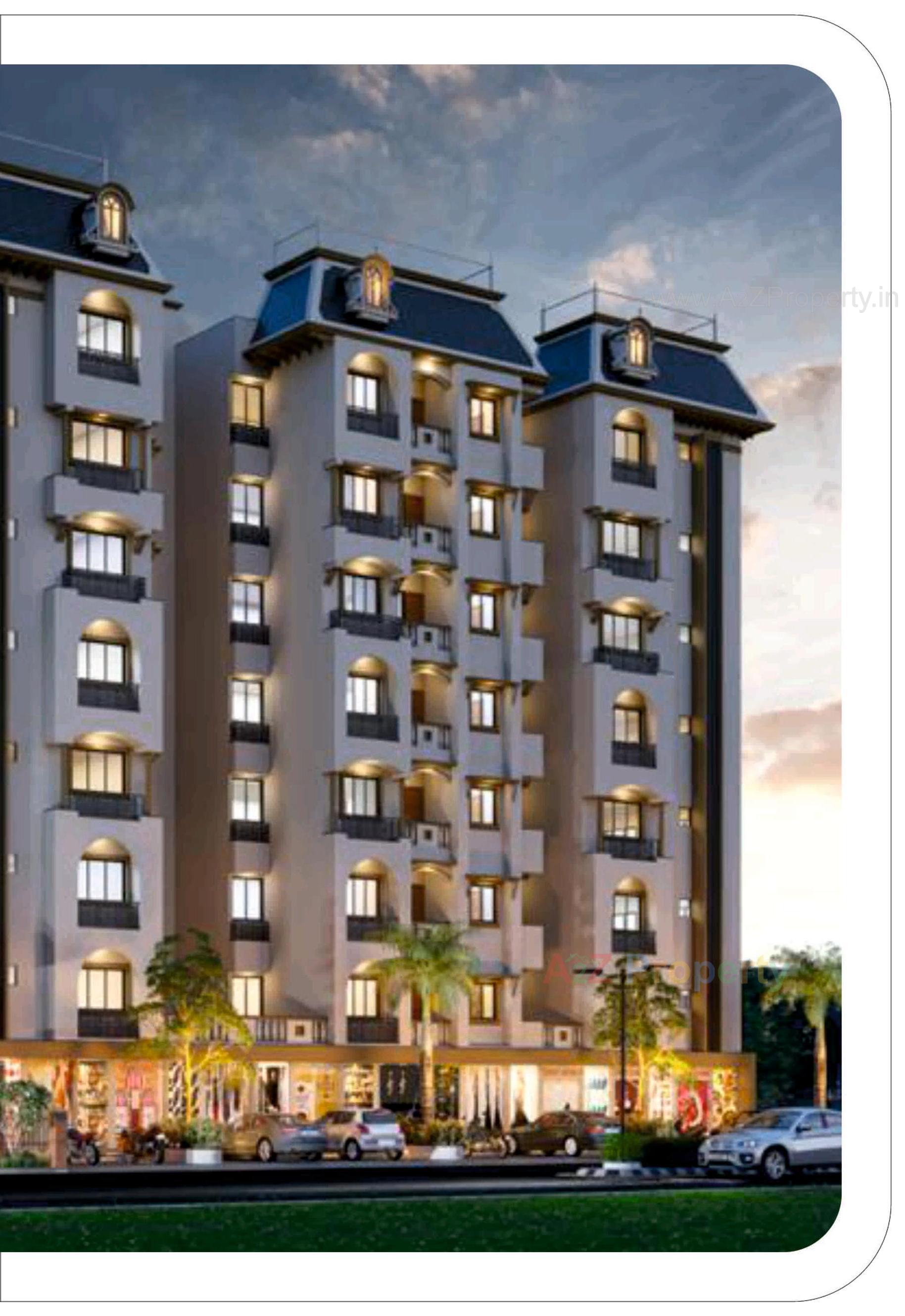 3D Elevation of real estate project Shripad Heritage located at Vastral, Ahmedabad, Gujarat