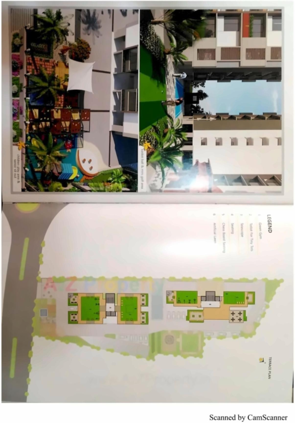 Layout of real estate project Shubh Ashish located at Kochrab-paldi, Ahmedabad, Gujarat