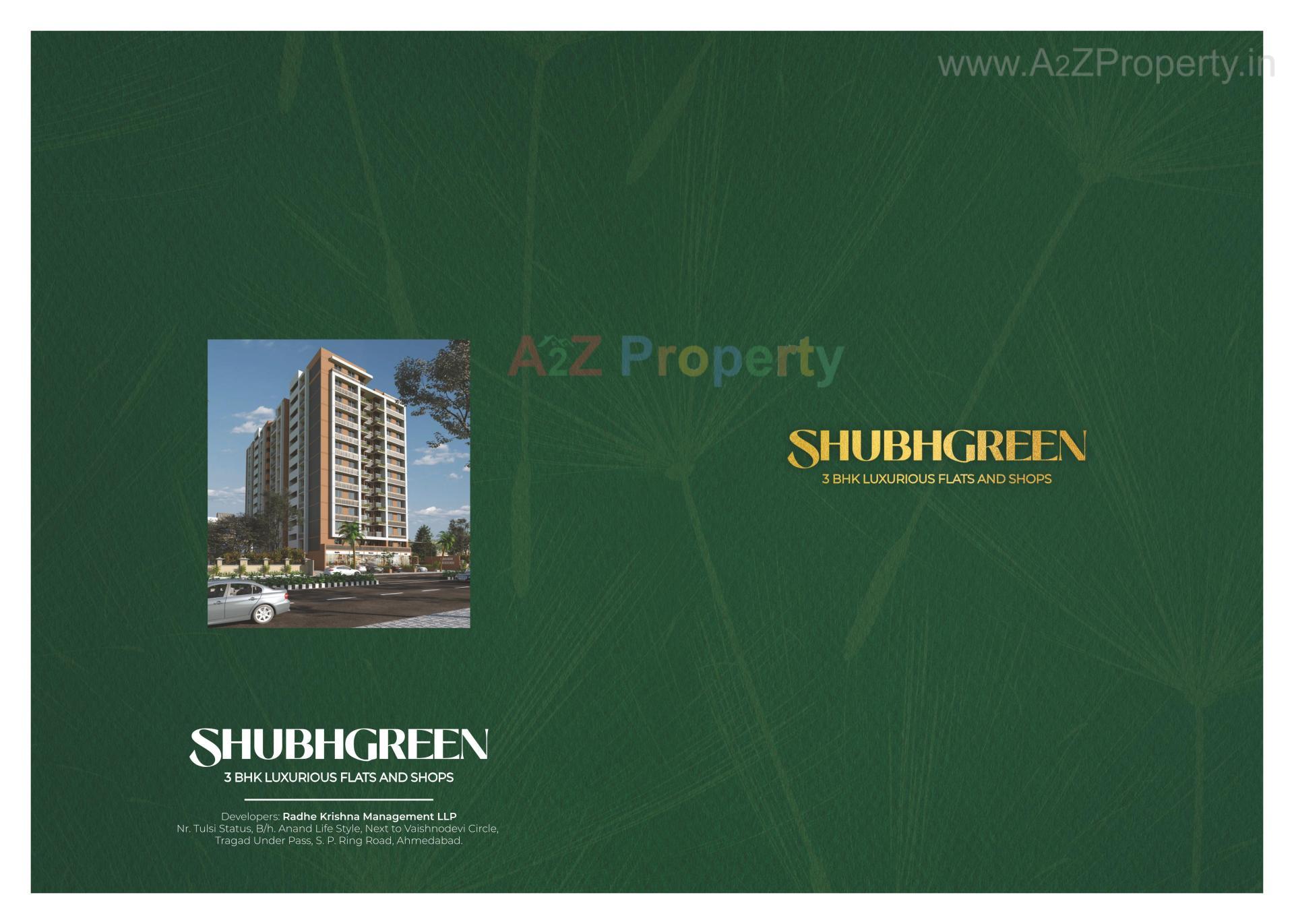  of real estate project Shubh Green located at Tragad, Ahmedabad, Gujarat