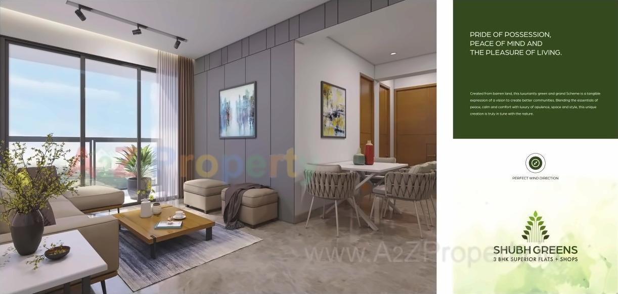 3D Elevation of real estate project Shubh Greens located at Ahmedabad, Ahmedabad, Gujarat