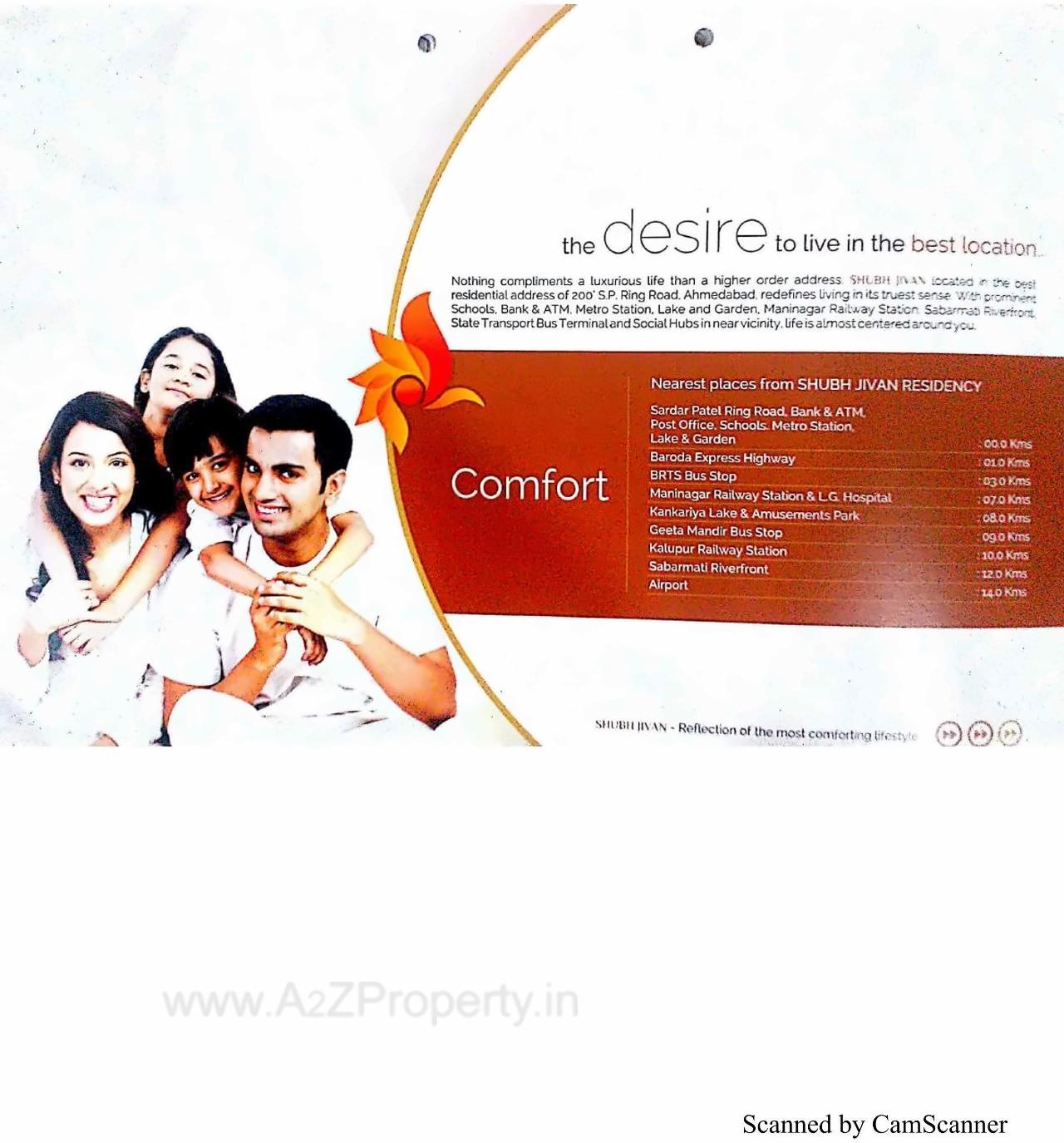  of real estate project Shubh Jivan located at Vastral, Ahmedabad, Gujarat