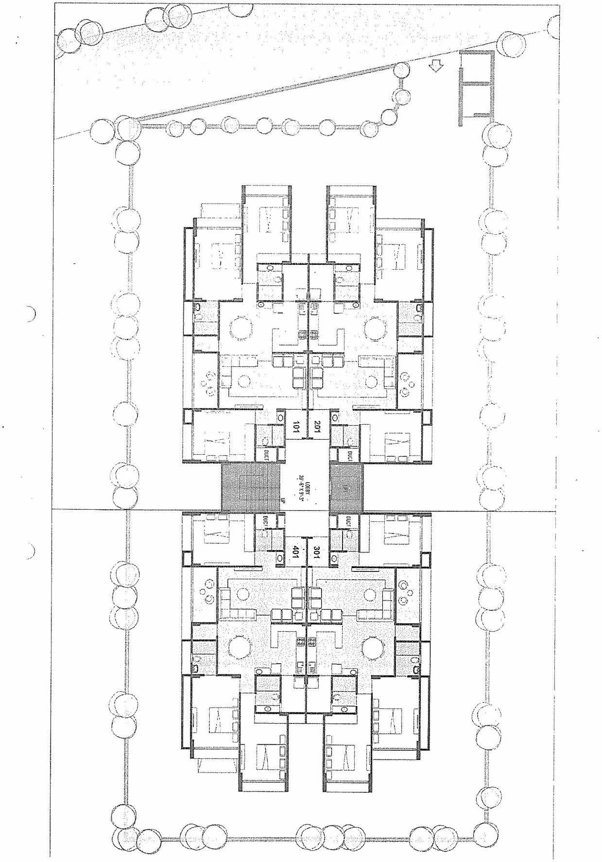 Layout of real estate project Shubh Meritta located at Bopal, Ahmedabad, Gujarat