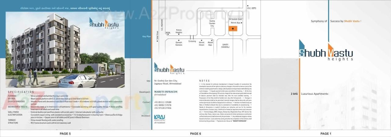  of real estate project Shubh Vastu Heights located at Chenpur, Ahmedabad, Gujarat