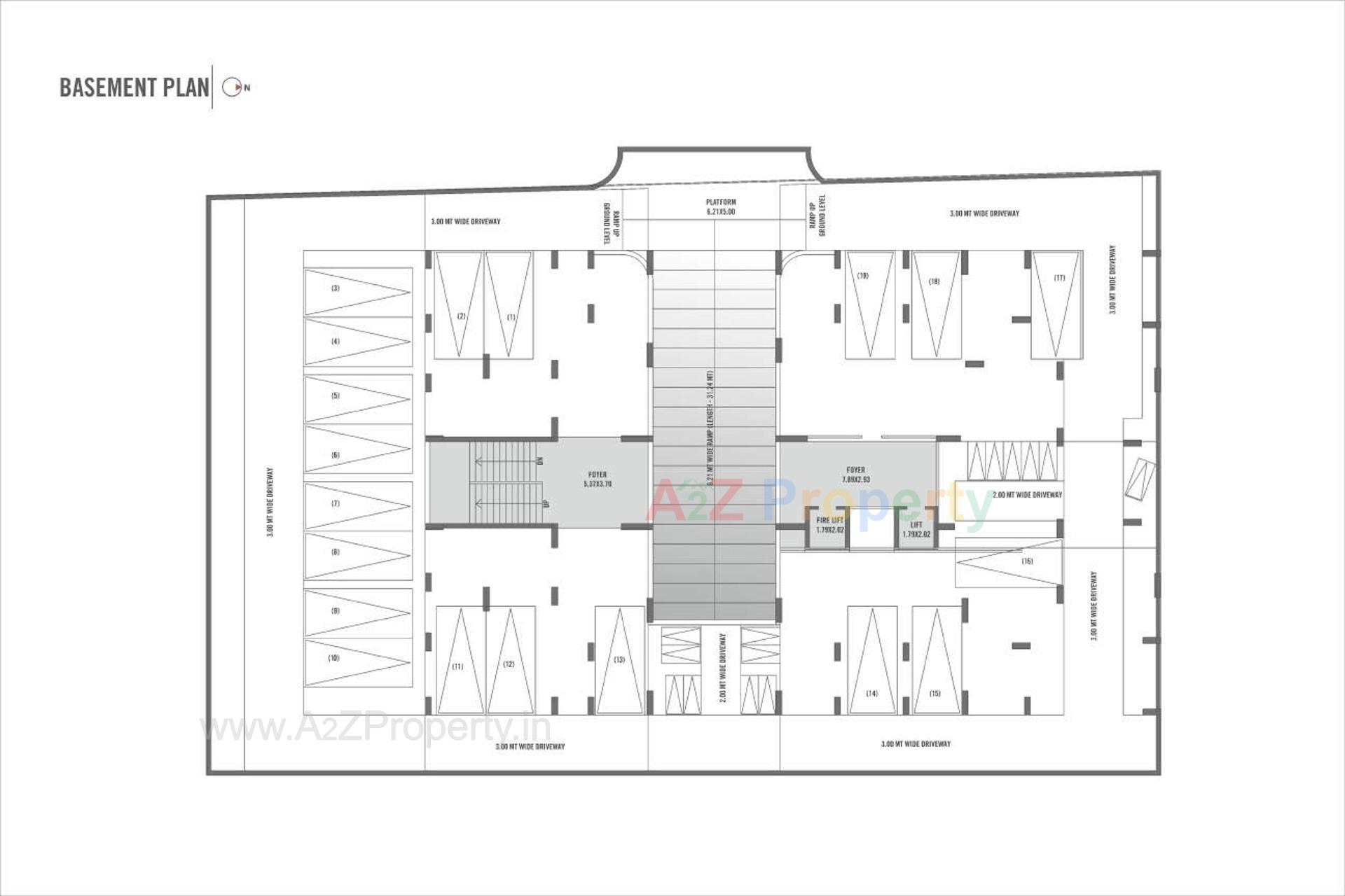 Layout of real estate project Shubh Westside located at Ahmedabad, Ahmedabad, Gujarat