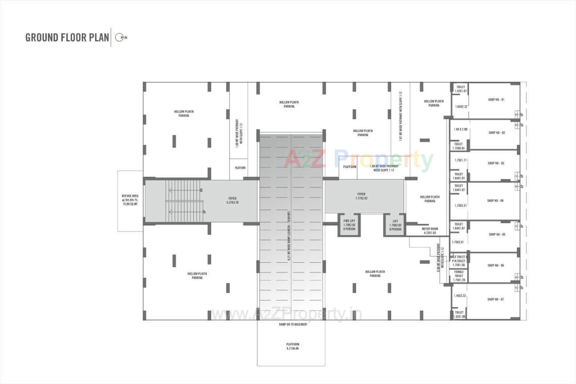 Layout of real estate project Shubh Westside located at Ahmedabad, Ahmedabad, Gujarat