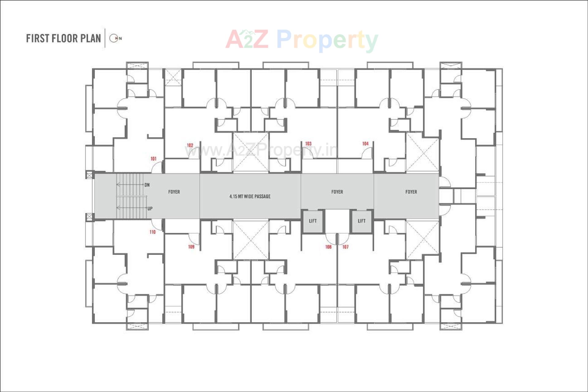 Layout of real estate project Shubh Westside located at Ahmedabad, Ahmedabad, Gujarat
