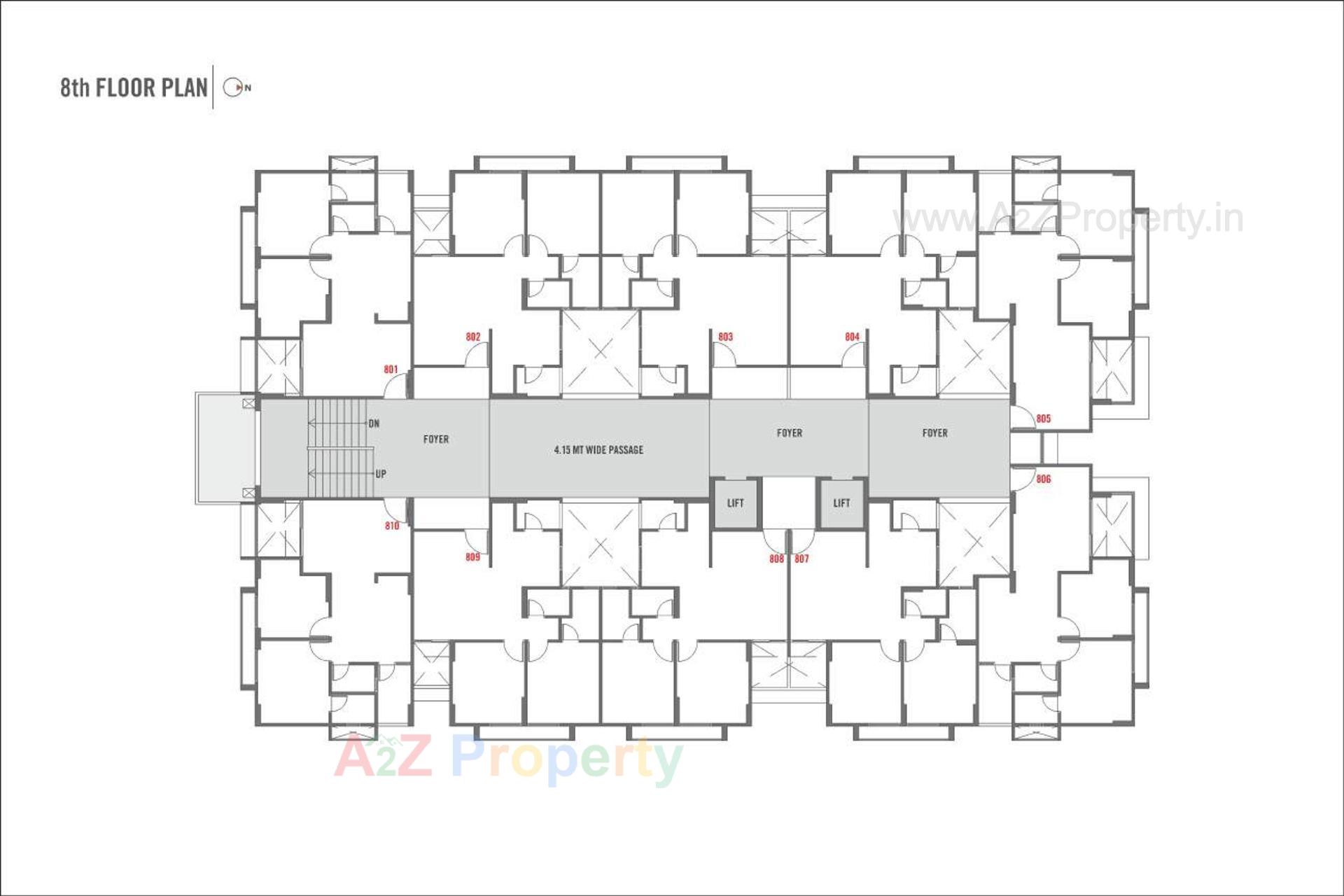 Layout of real estate project Shubh Westside located at Ahmedabad, Ahmedabad, Gujarat