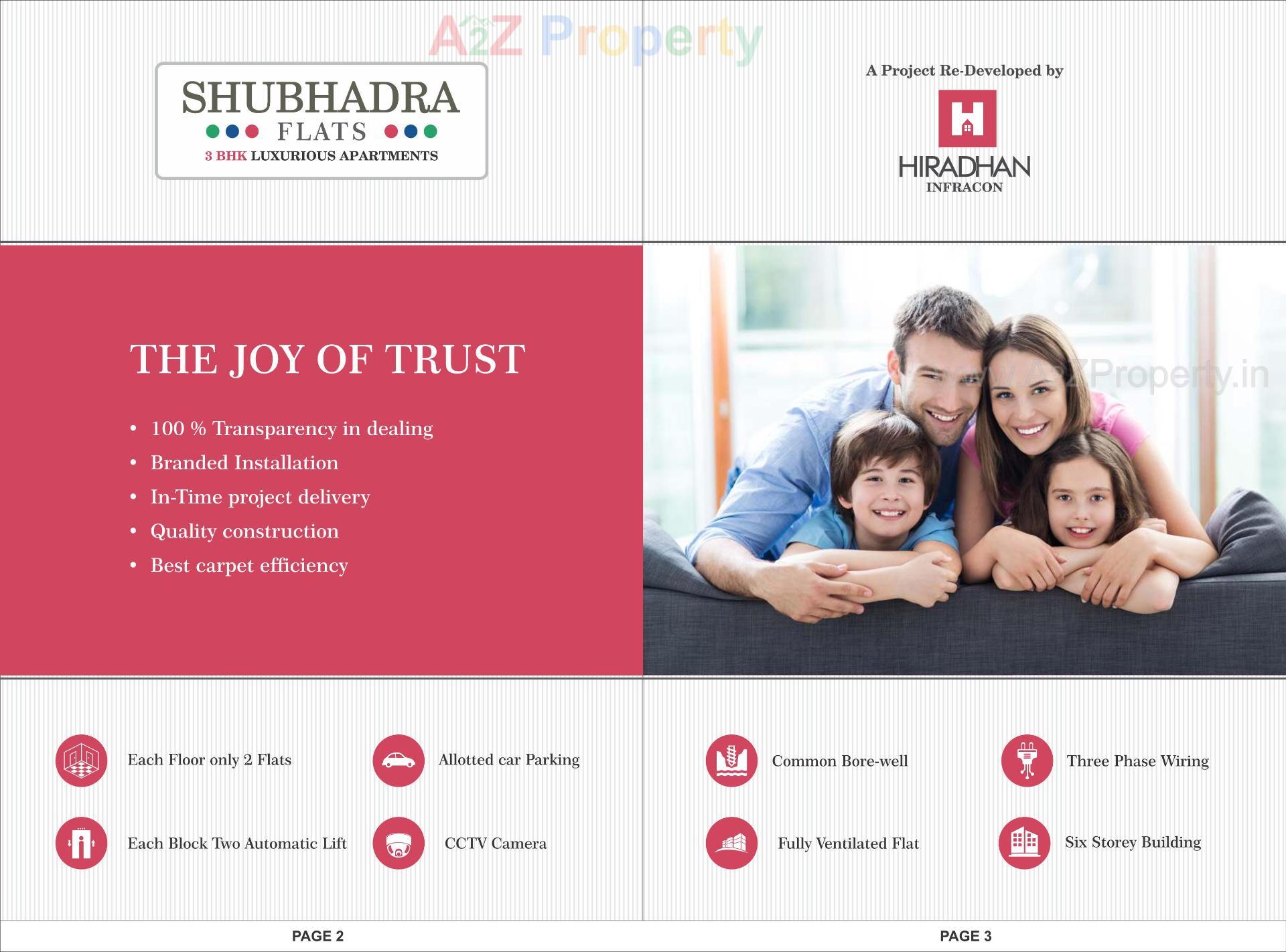  of real estate project Shubhadra Flats located at Paldi, Ahmedabad, Gujarat