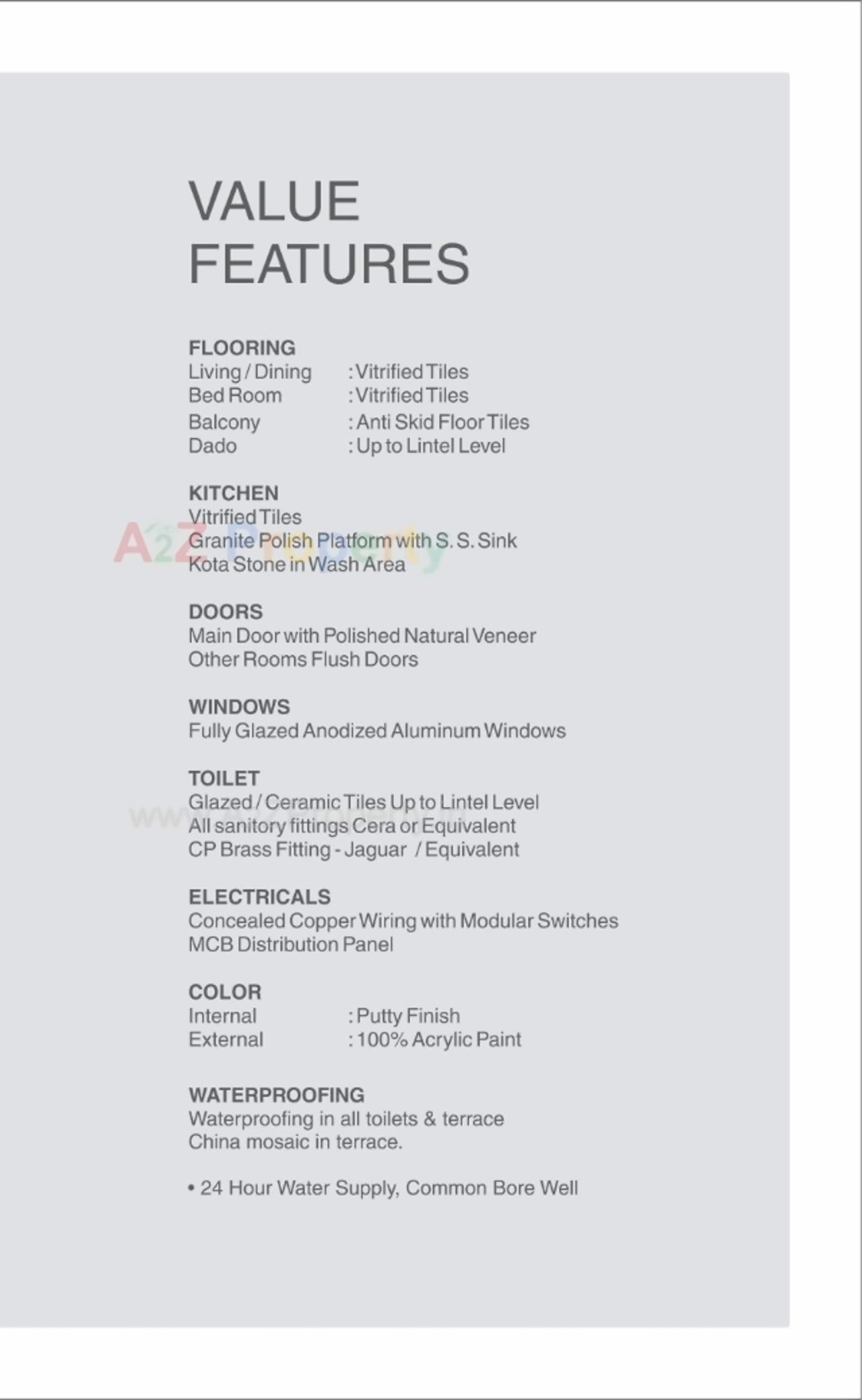 Amenities of Shubhalay