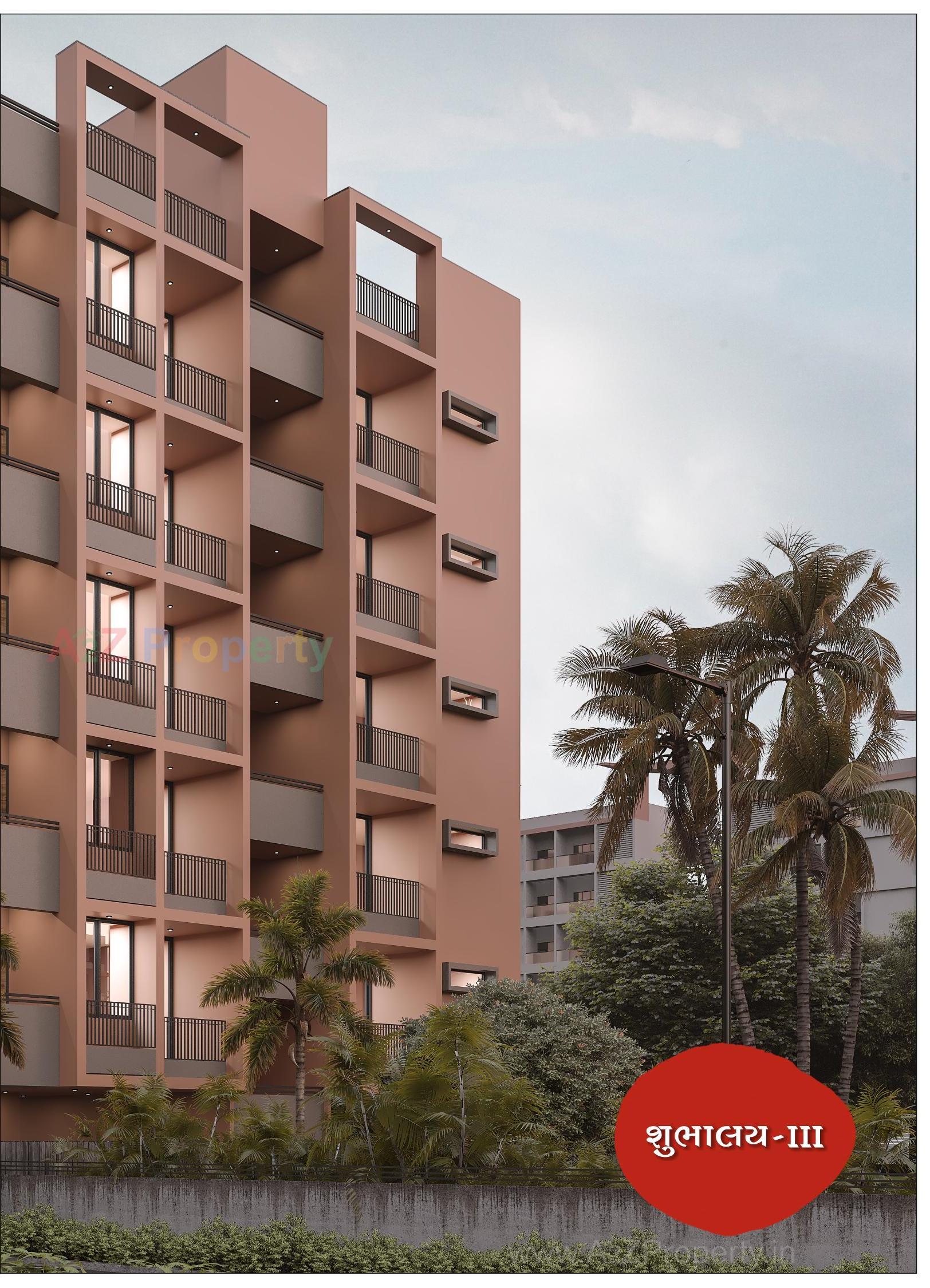 3D Elevation of real estate project Shubhalay located at Manipur, Ahmedabad, Gujarat