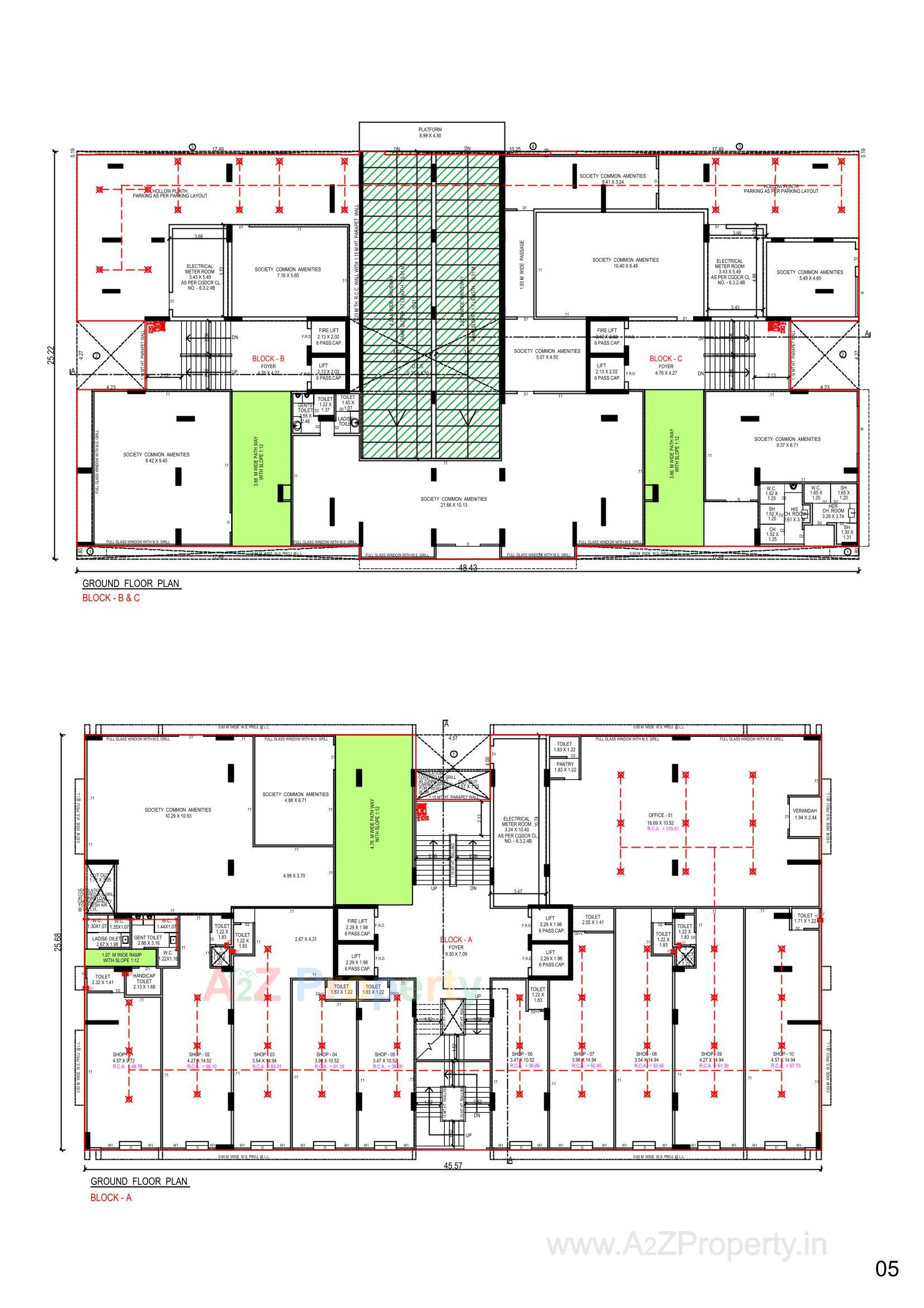 Layout of real estate project Shubham Anthem located at Shela, Ahmedabad, Gujarat