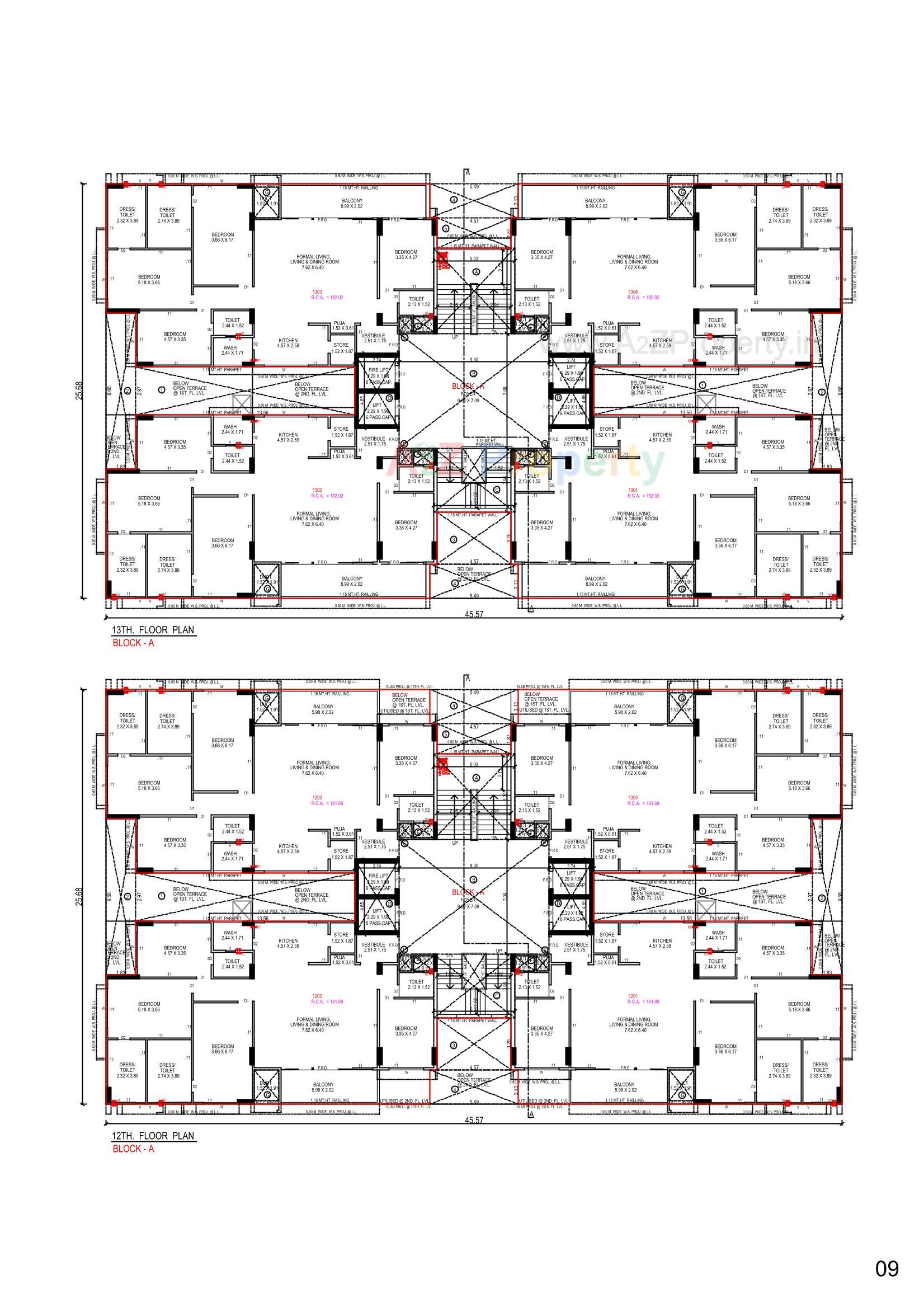 Layout of real estate project Shubham Anthem located at Shela, Ahmedabad, Gujarat