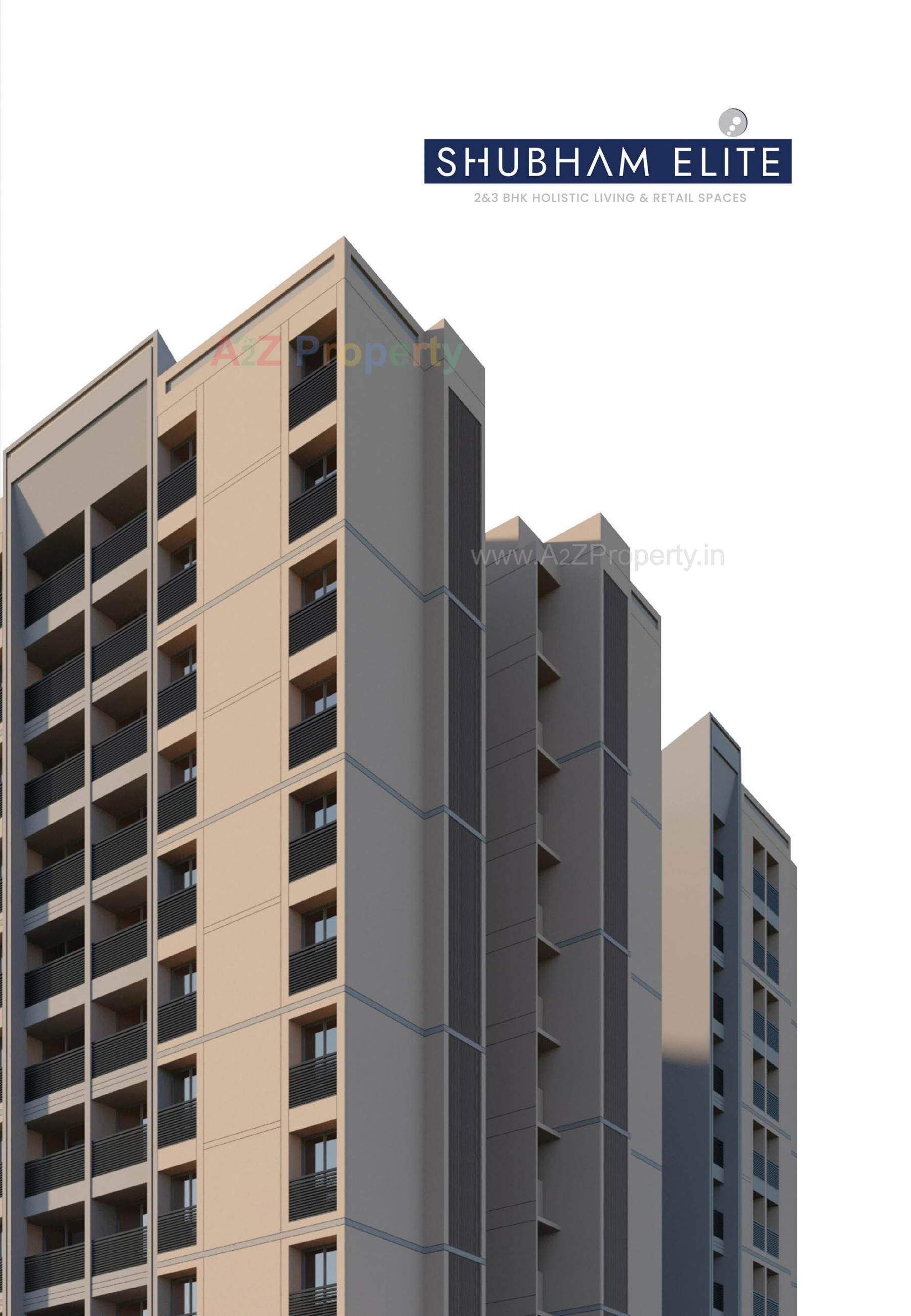 3D Elevation of real estate project Shubham Elite located at Ahmedabad, Ahmedabad, Gujarat