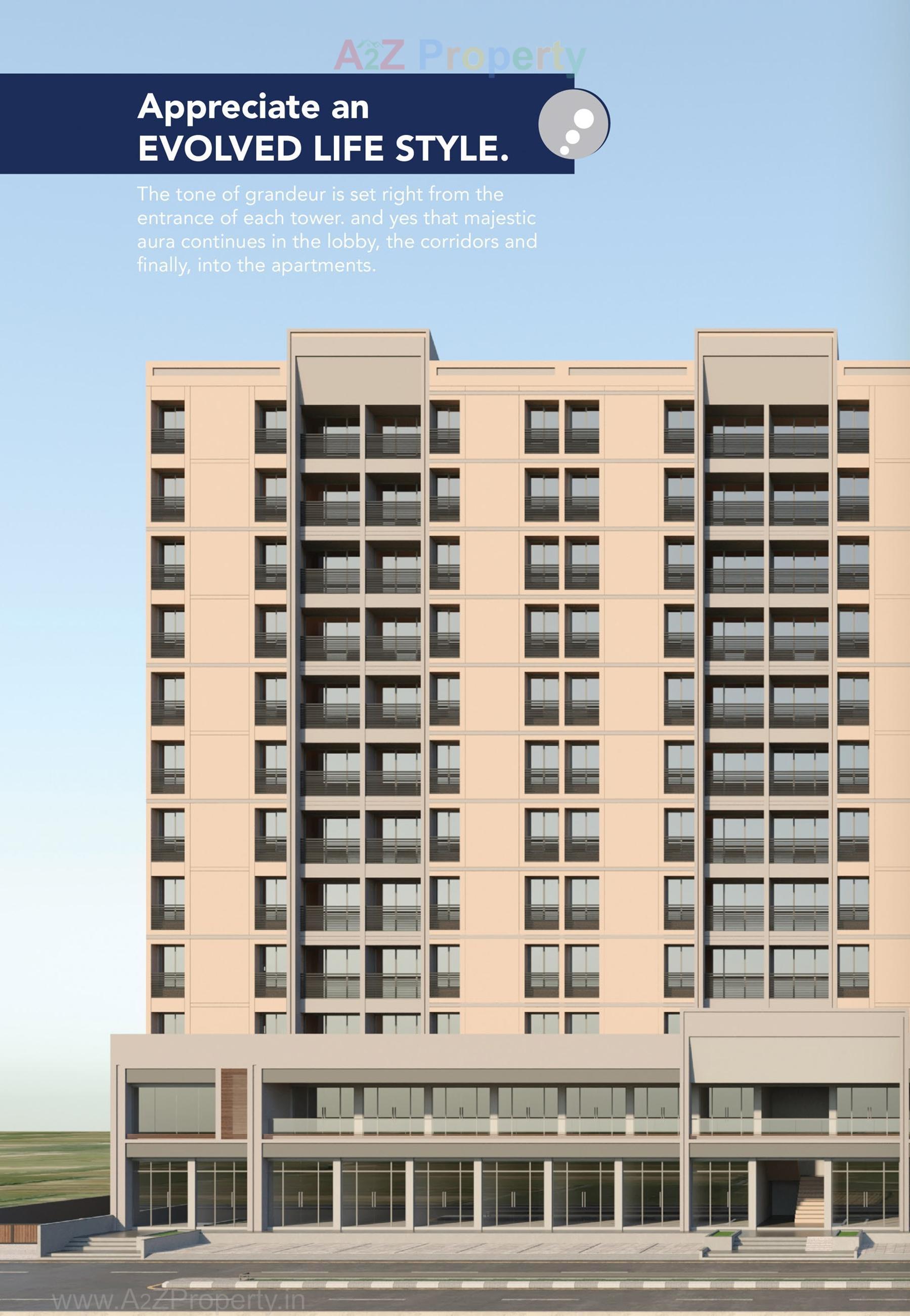 3D Elevation of real estate project Shubham Elite located at Ahmedabad, Ahmedabad, Gujarat