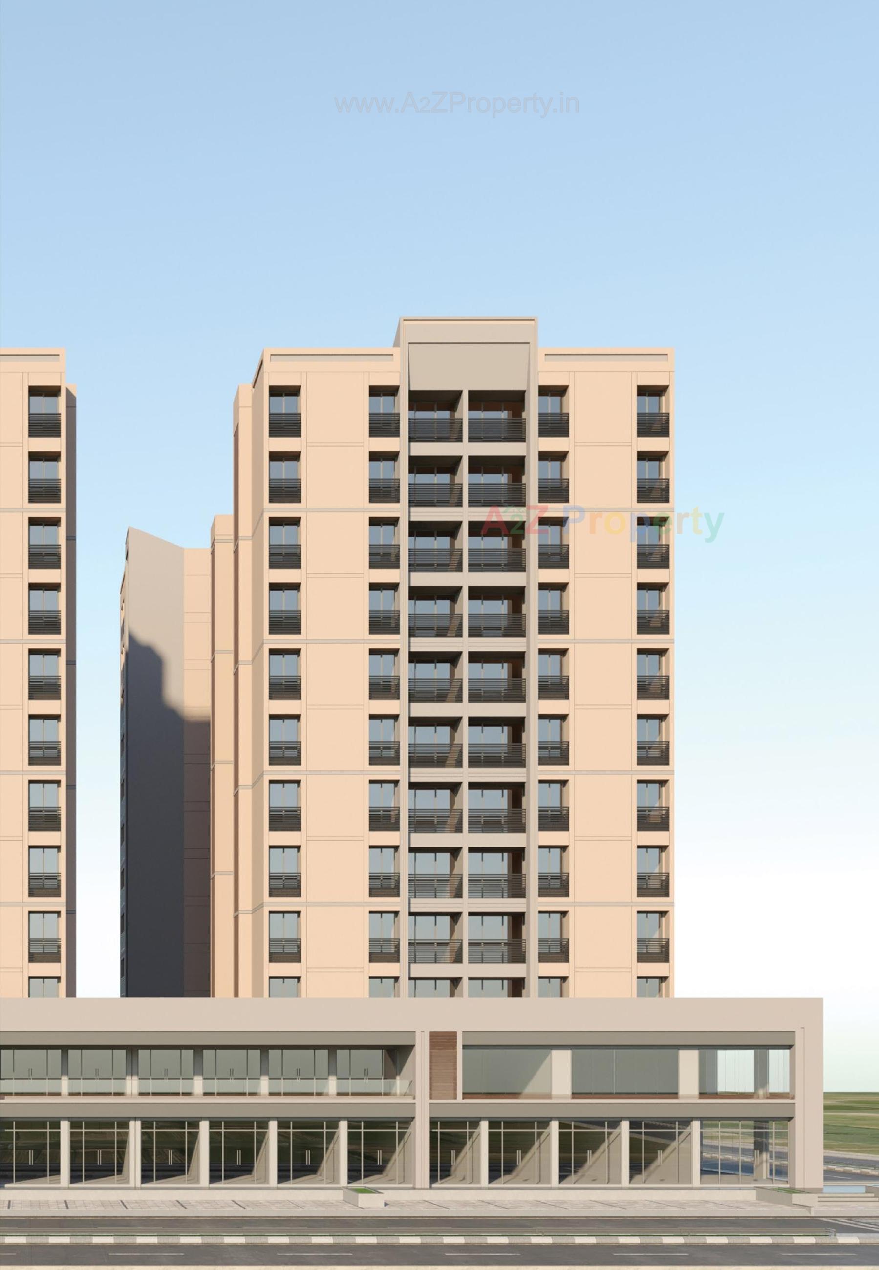 3D Elevation of real estate project Shubham Elite located at Ahmedabad, Ahmedabad, Gujarat