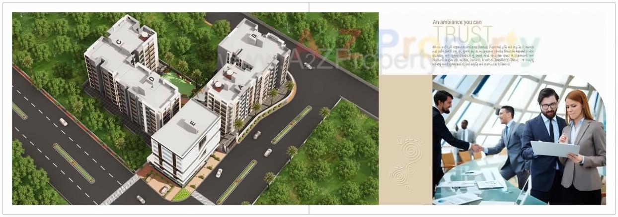 Layout of real estate project Shubham Flora located at Saijpur, Ahmedabad, Gujarat