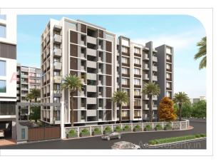 Elevation of real estate project Shubham Flora located at Saijpur, Ahmedabad, Gujarat