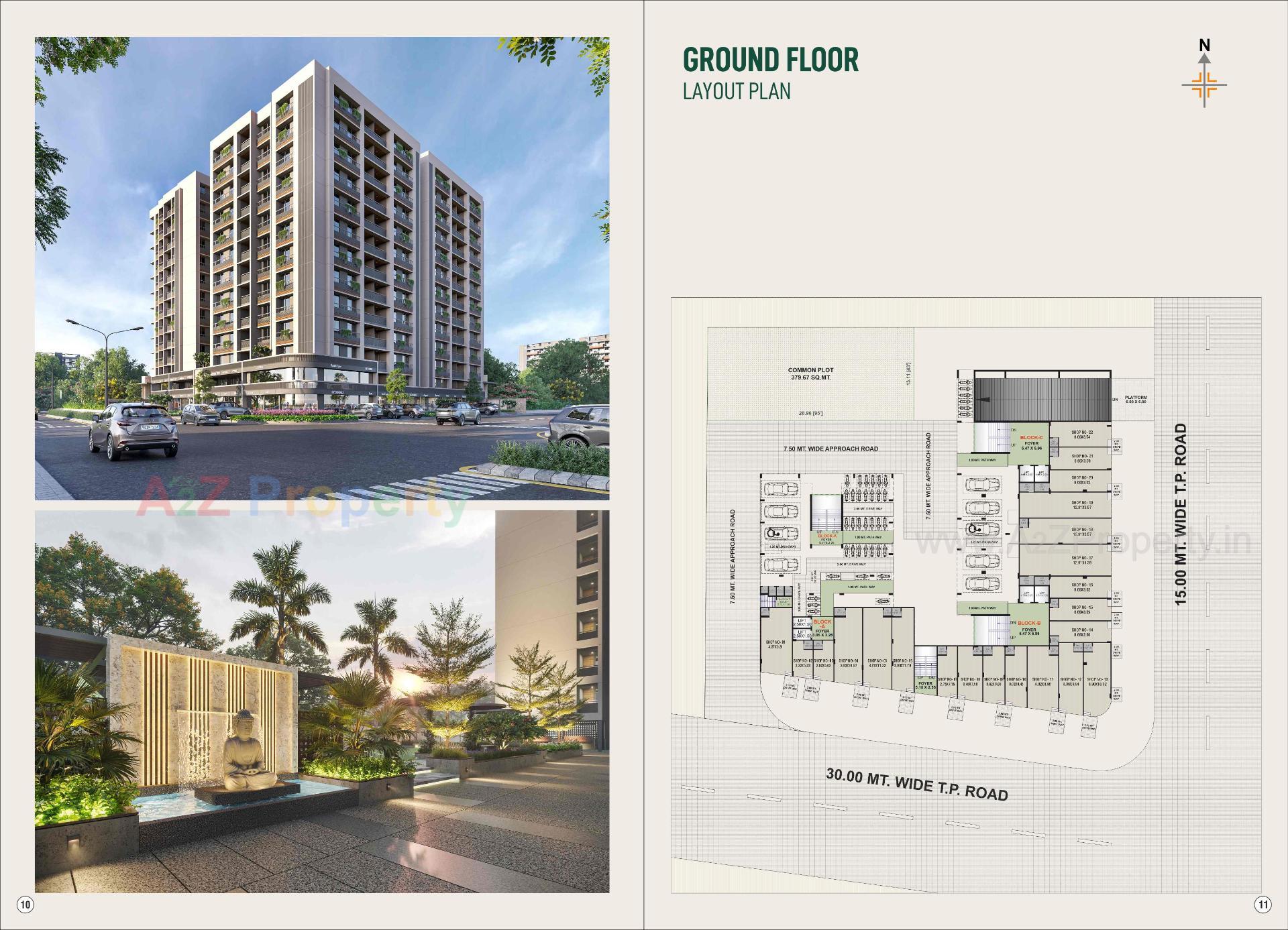 Layout of real estate project Shubham Greens located at Chiloda[naroda], Ahmedabad, Gujarat