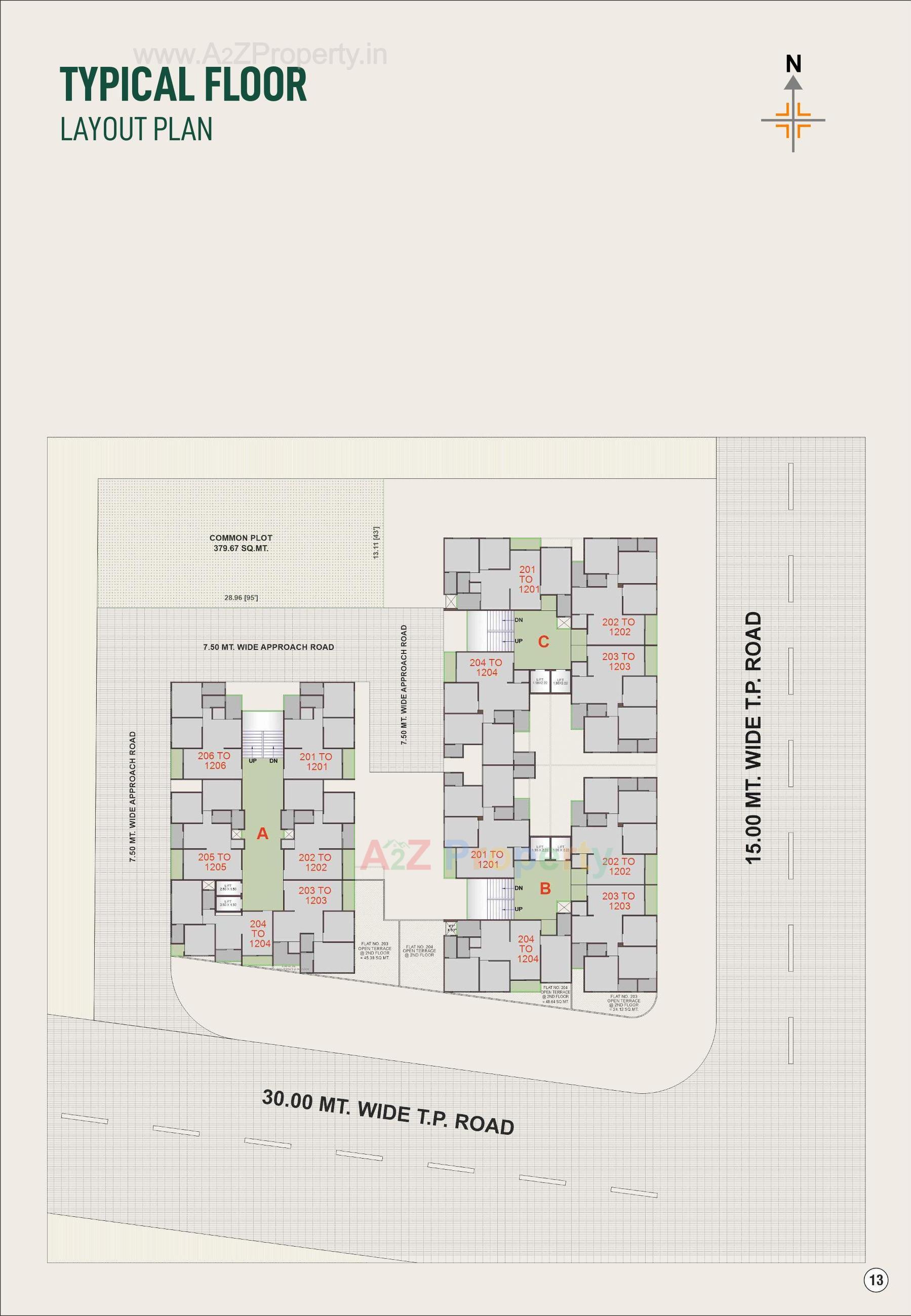 Layout of real estate project Shubham Greens located at Chiloda[naroda], Ahmedabad, Gujarat