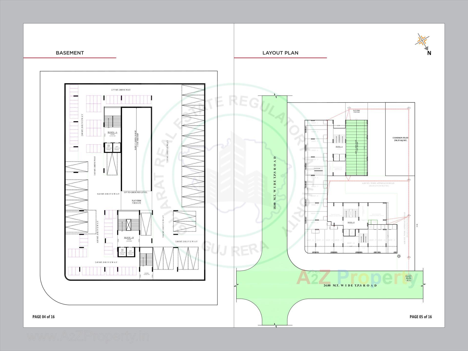 Layout of real estate project Shyam 120 located at Lambha, Ahmedabad, Gujarat