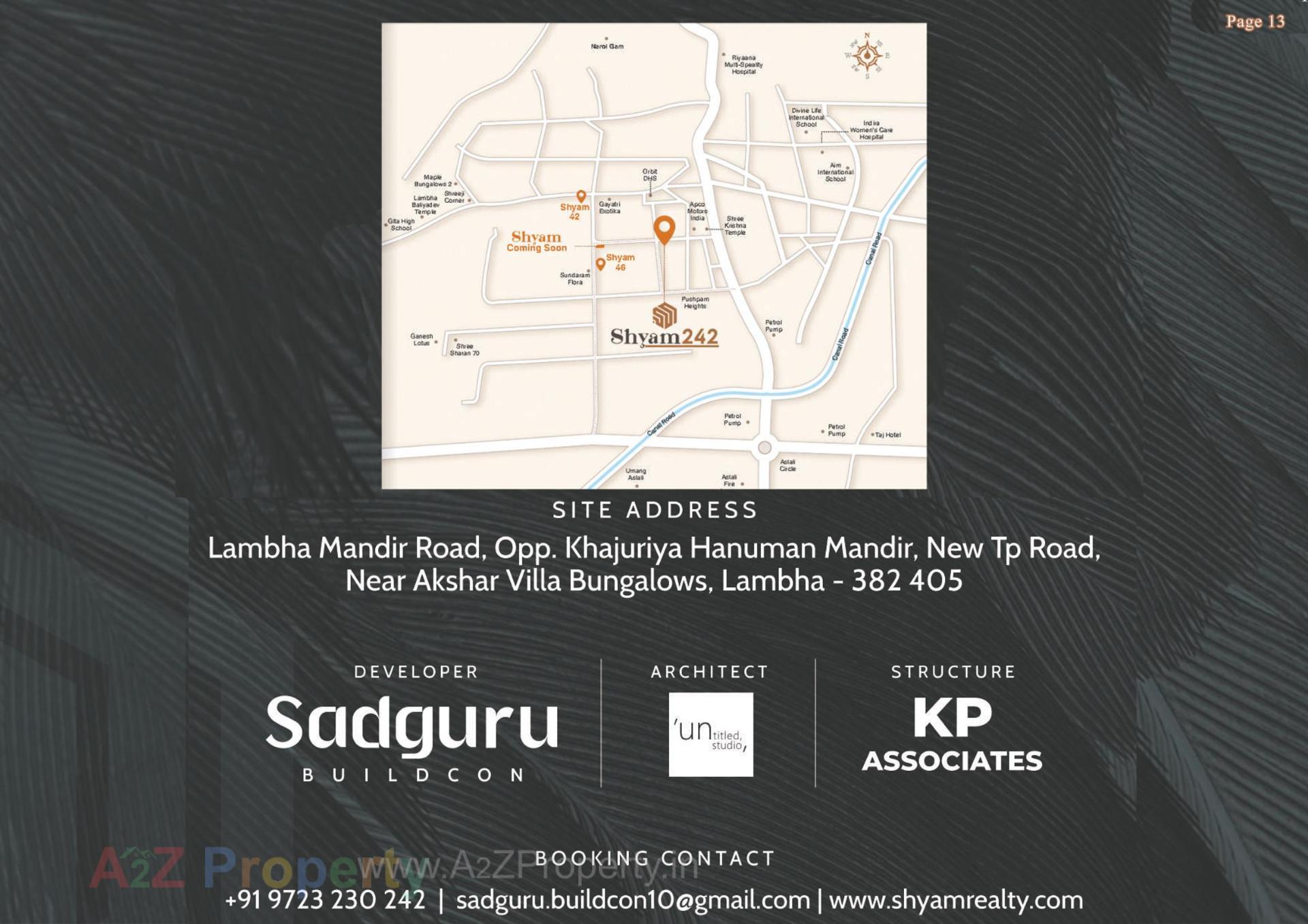  of real estate project Shyam located at Laxmipura, Ahmedabad, Gujarat