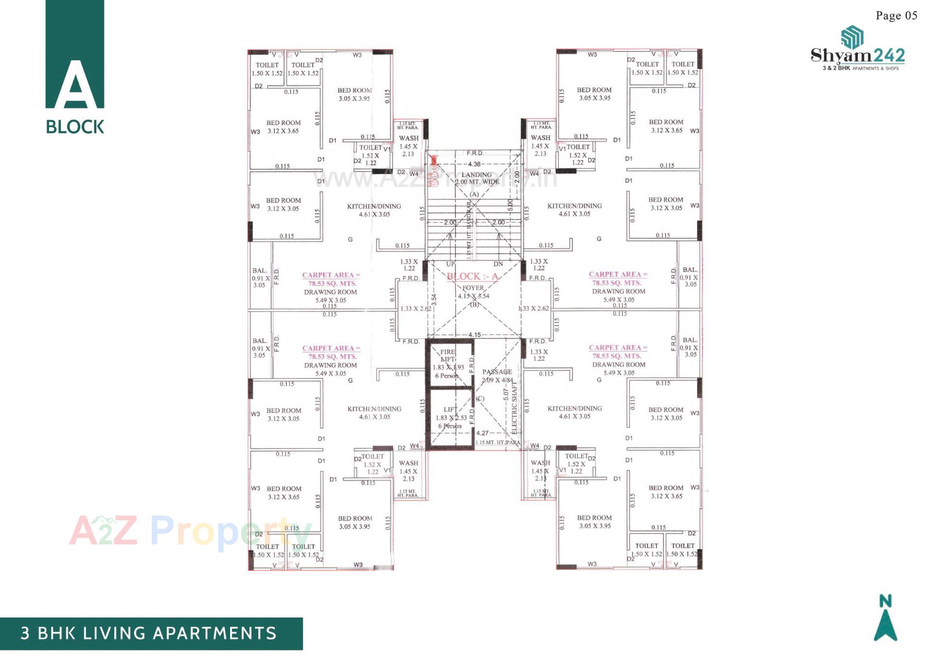 Layout of real estate project Shyam located at Laxmipura, Ahmedabad, Gujarat