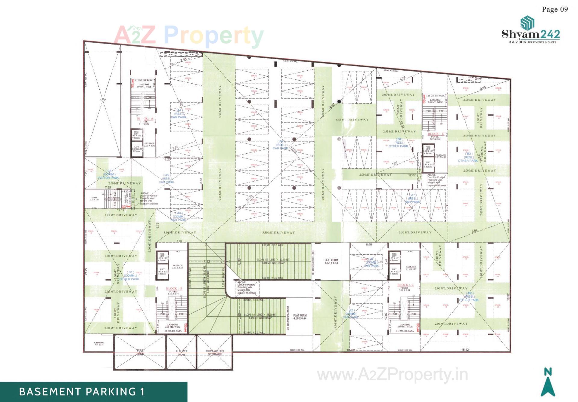 Layout of real estate project Shyam located at Laxmipura, Ahmedabad, Gujarat