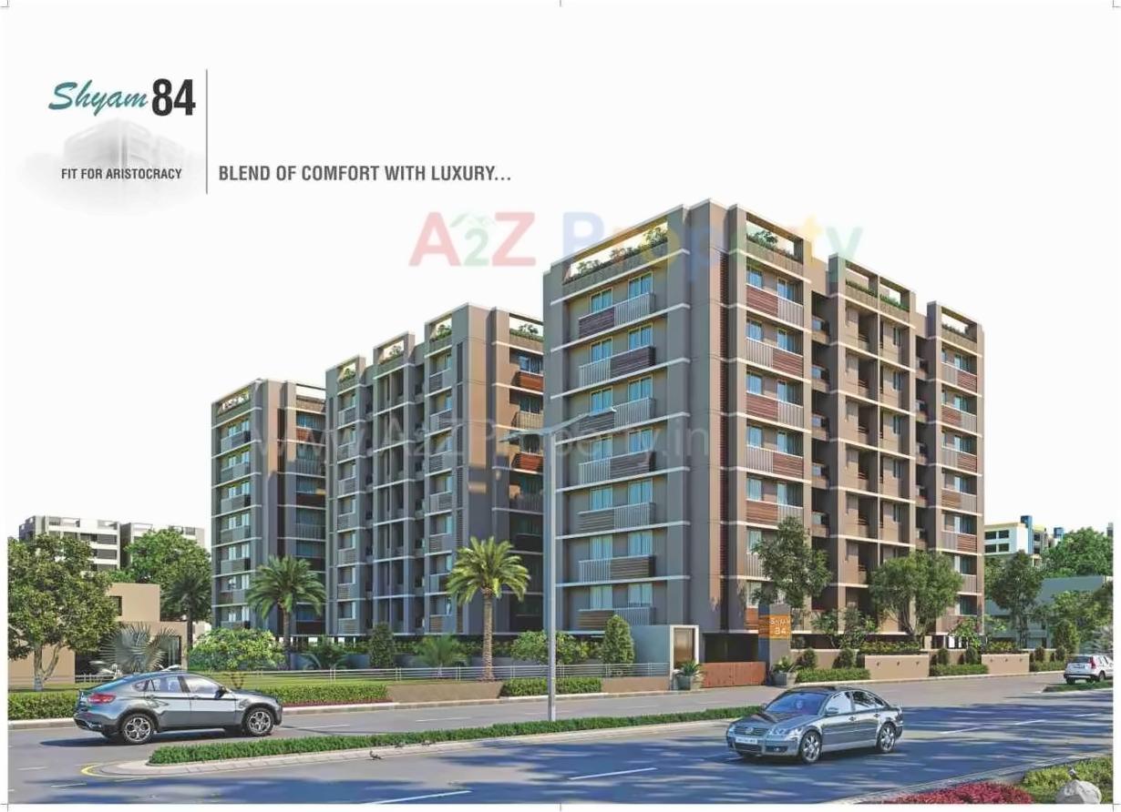 3D Elevation of real estate project Shyam located at Motera, Ahmedabad, Gujarat