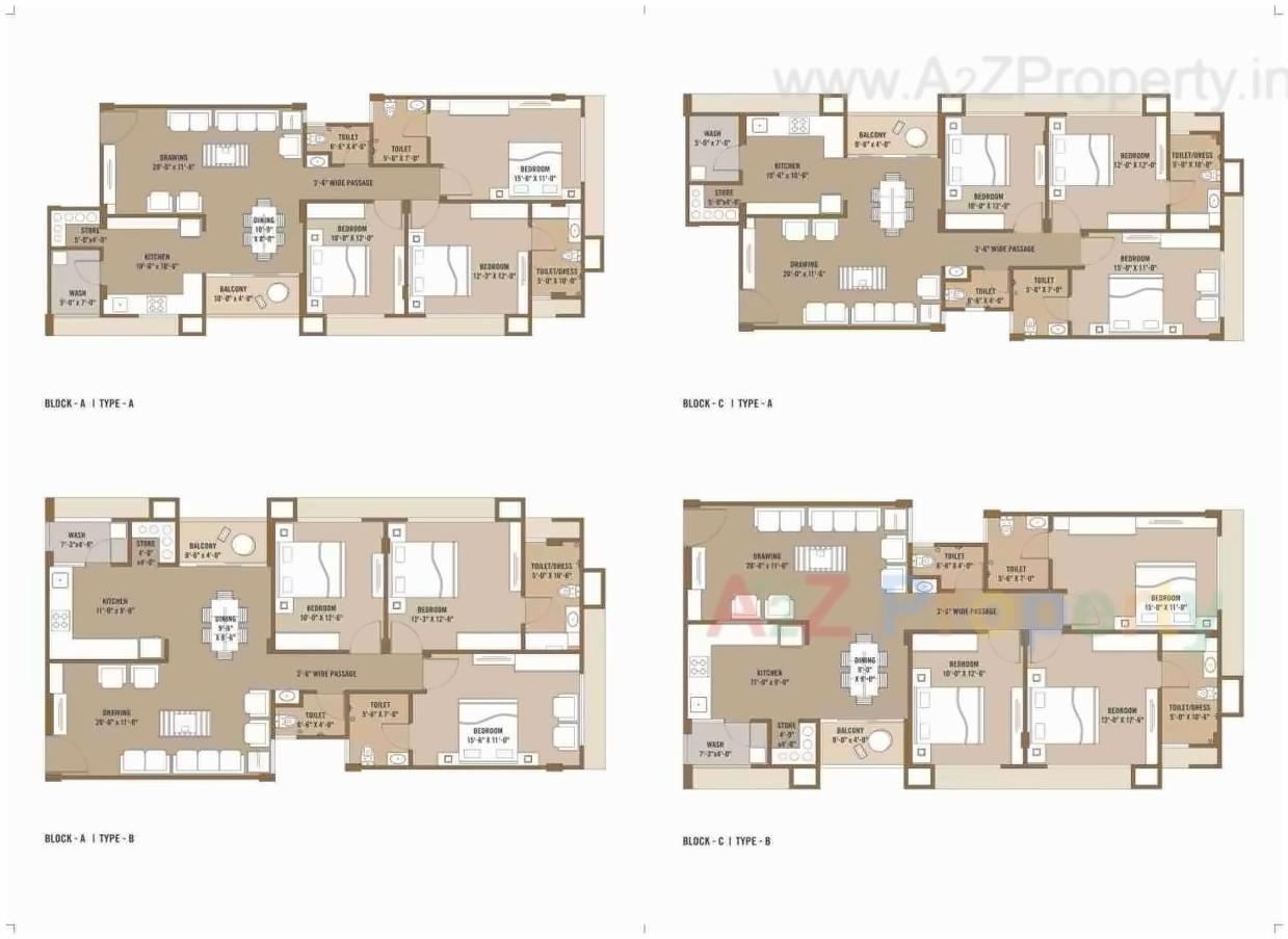 Layout of real estate project Shyam located at Motera, Ahmedabad, Gujarat