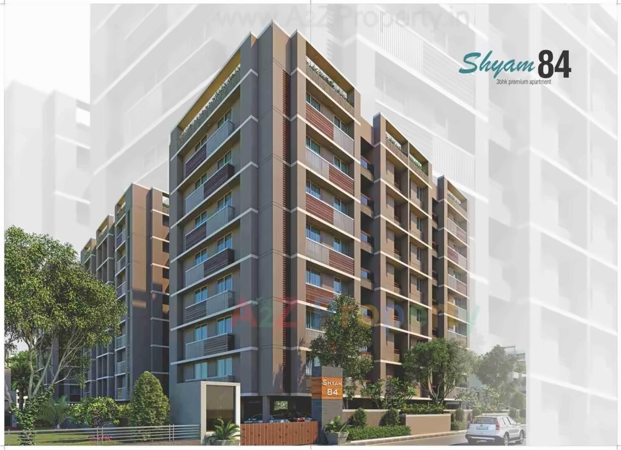 3D Elevation of real estate project Shyam located at Motera, Ahmedabad, Gujarat