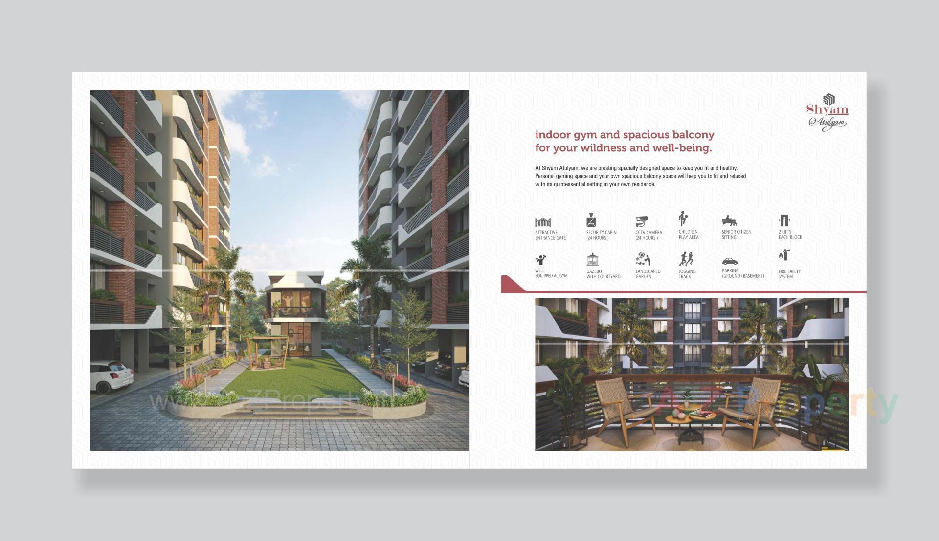  of real estate project Shyam Atulyam located at Lambha, Ahmedabad, Gujarat