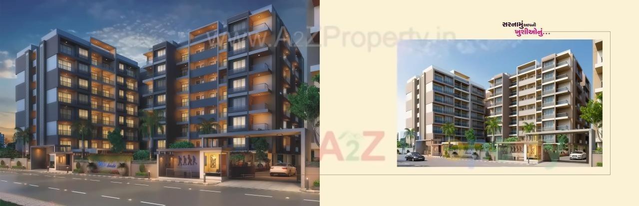 3D Elevation of real estate project Shyam Avirahi located at Naroda, Ahmedabad, Gujarat