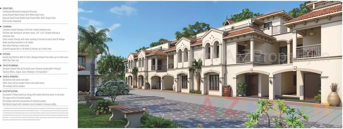 3D Elevation of real estate project Shyam Belle Ville located at Koteshwar, Ahmedabad, Gujarat