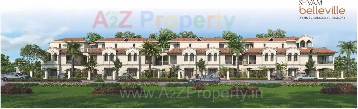 3D Elevation of real estate project Shyam Belle Ville located at Koteshwar, Ahmedabad, Gujarat