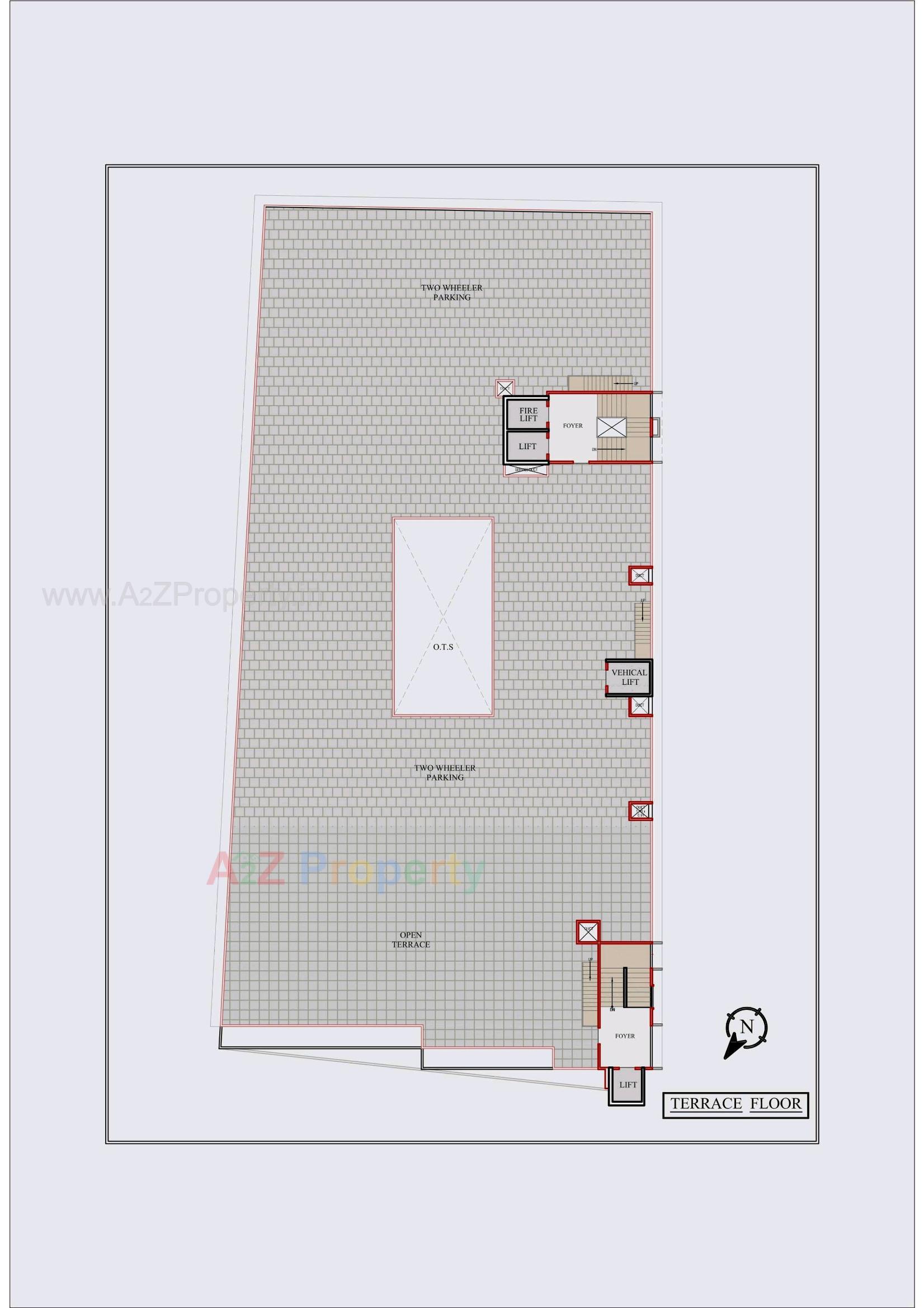Layout of real estate project Shyam Business Hub located at Isanpur, Ahmedabad, Gujarat