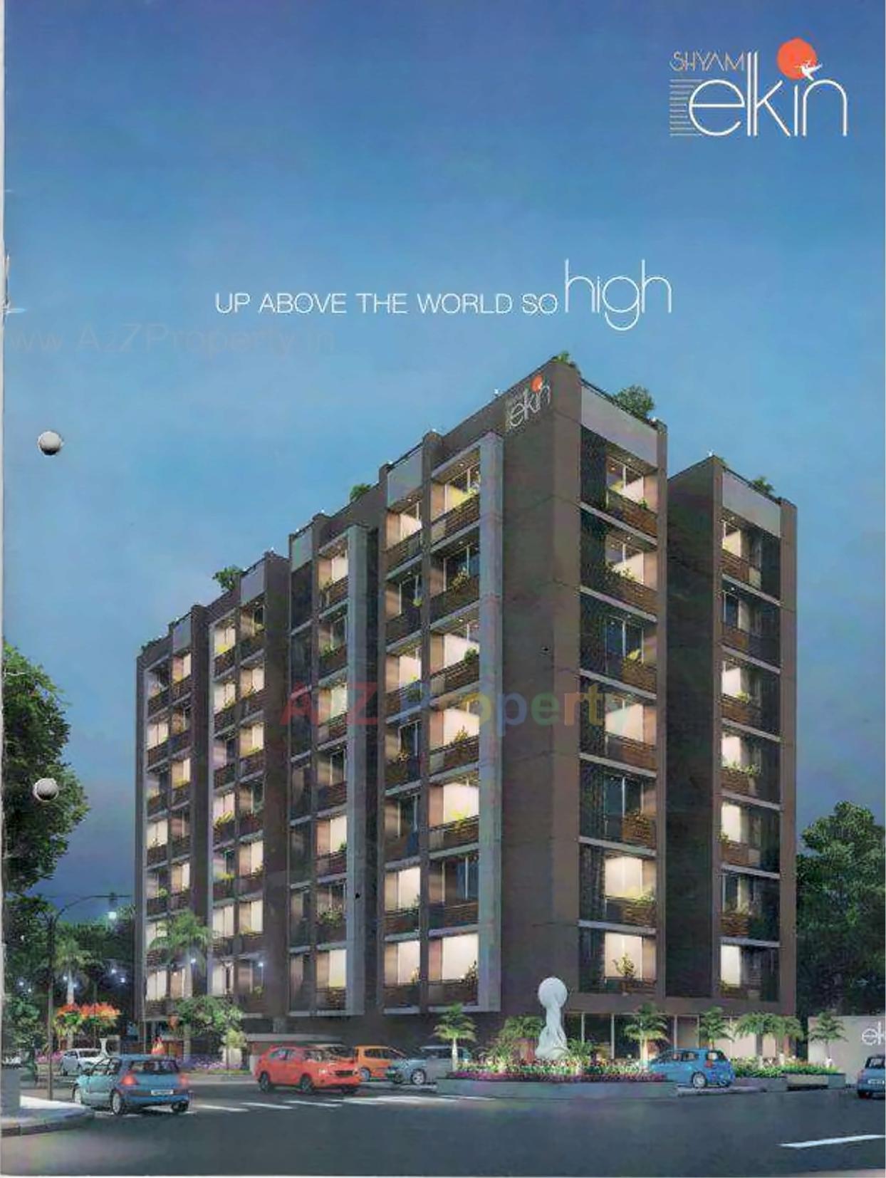 3D Elevation of real estate project Shyam Elkin located at Shilaj, Ahmedabad, Gujarat